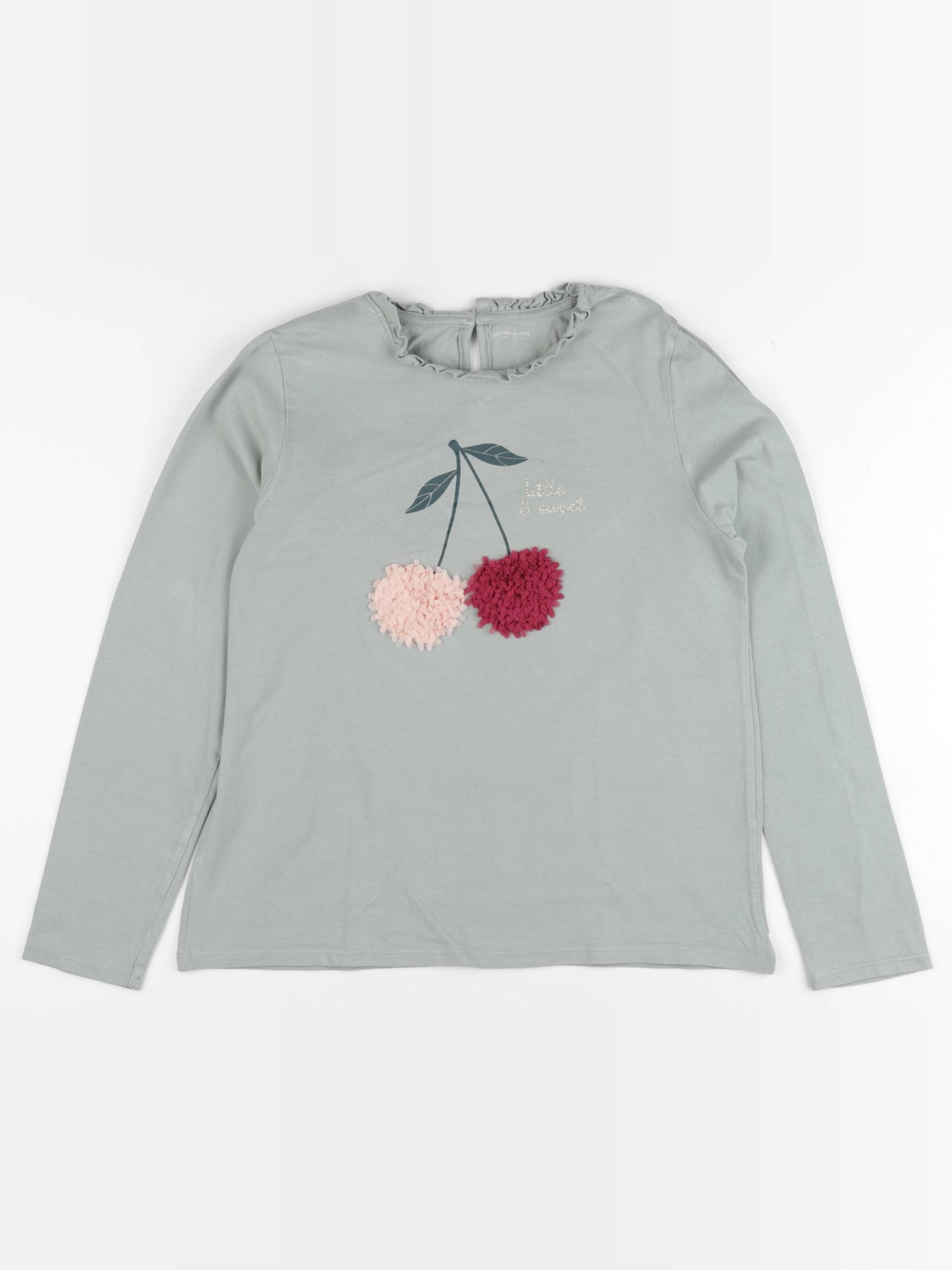 Vertbaudet - tee-shirt vert - 14 ans