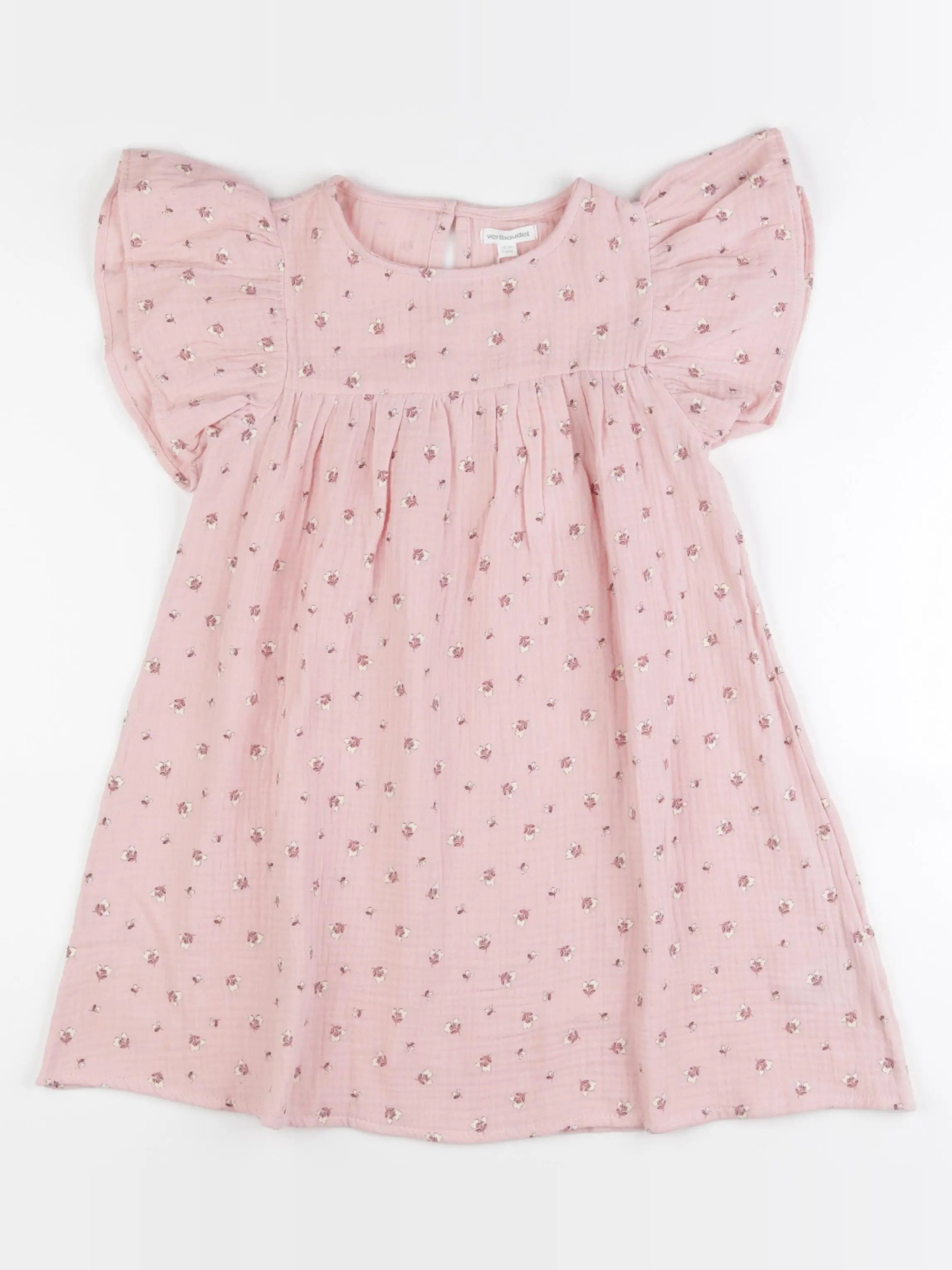 Vertbaudet - robe rose - 7 ans