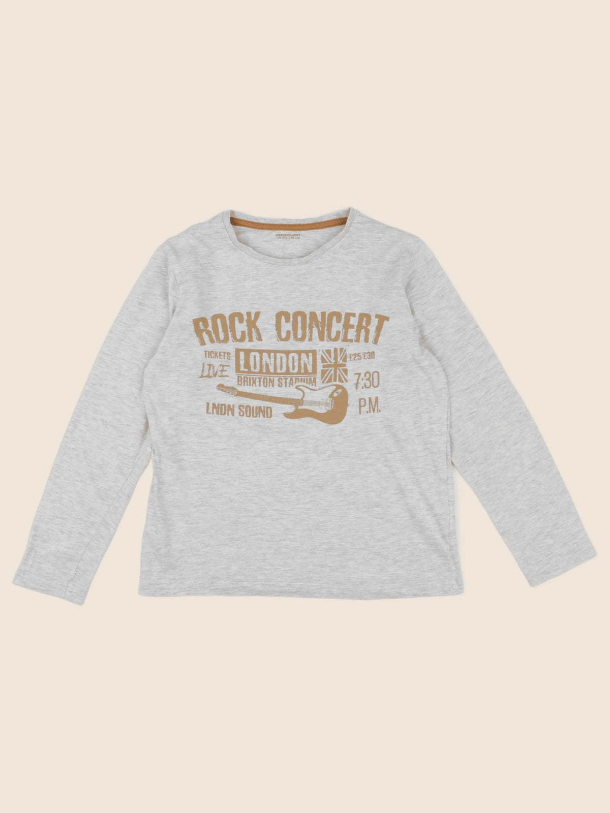 Vertbaudet - tee-shirt gris - 10 ans