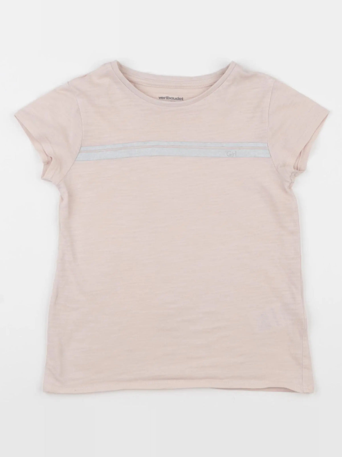 Vertbaudet - tee-shirt rose - 5 ans
