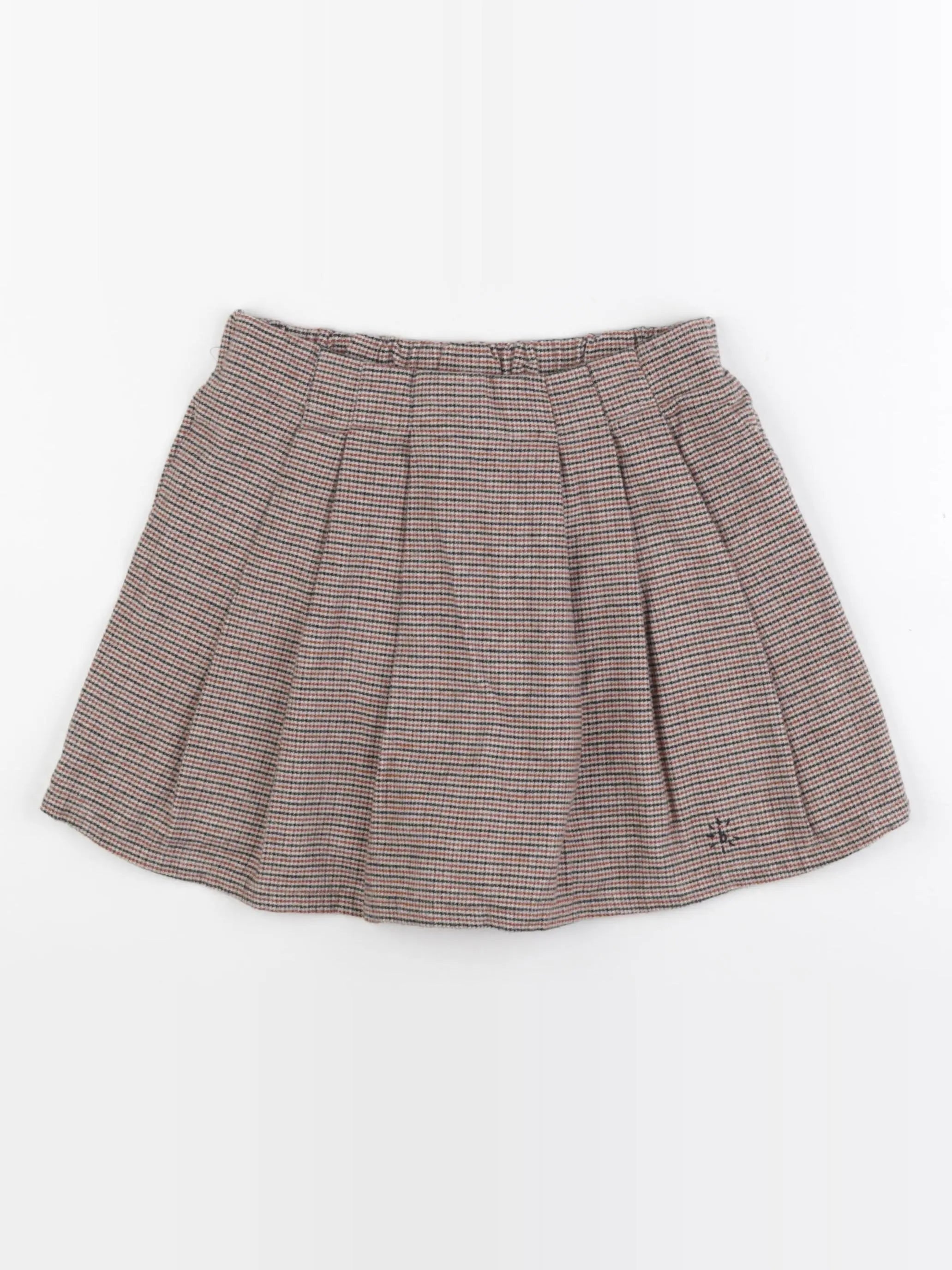 Buho - jupe short marron - 12 ans