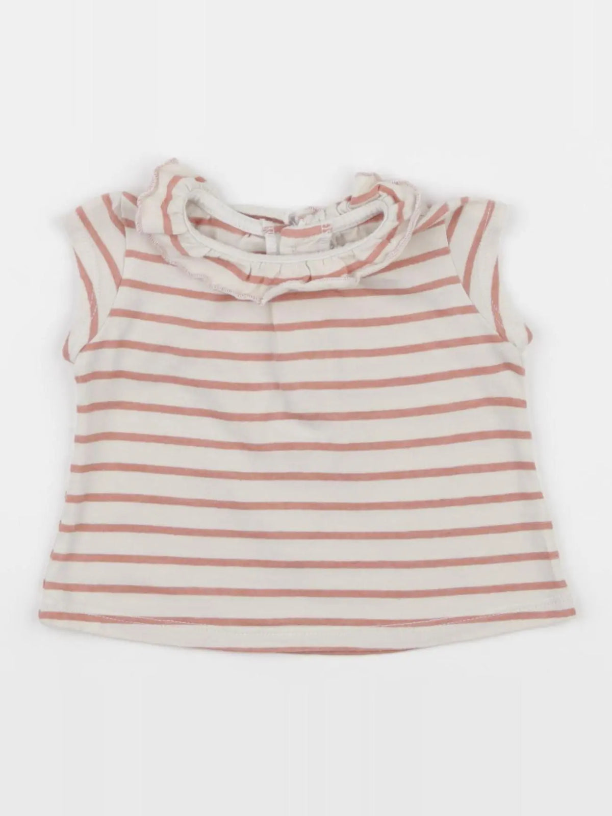 Arsène et les pipelettes - tee-shirt beige, rose - 3 mois