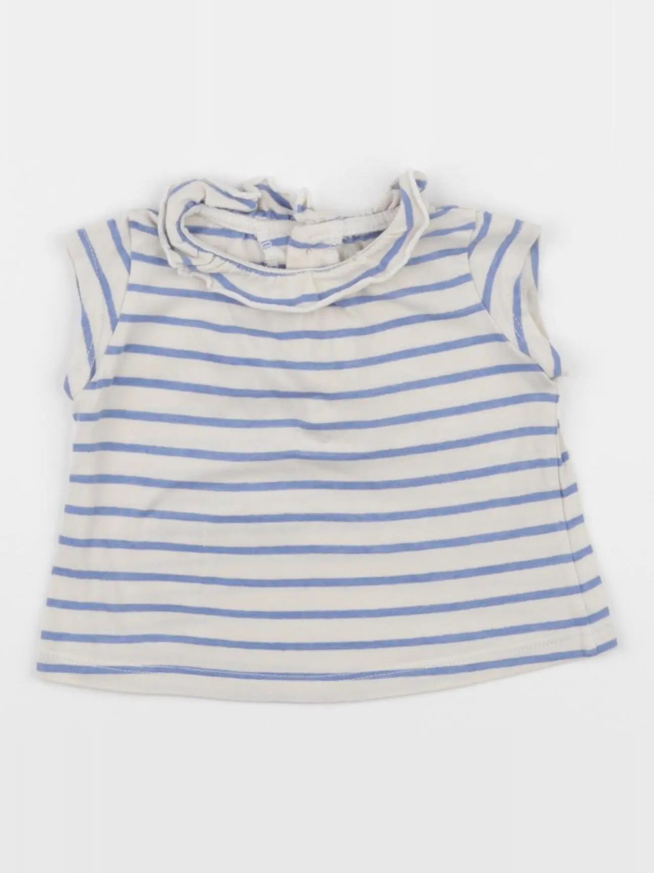 Arsène et les pipelettes - tee-shirt beige, bleu - 3 mois