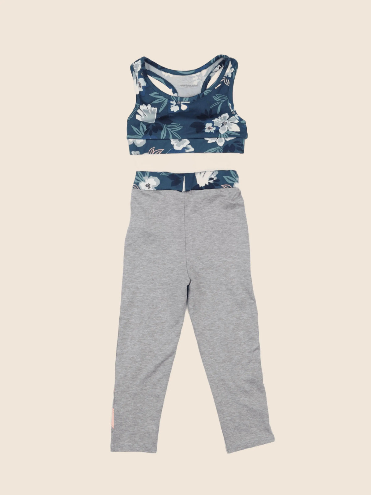 Vertbaudet - ensemble gris, bleu - 3 ans