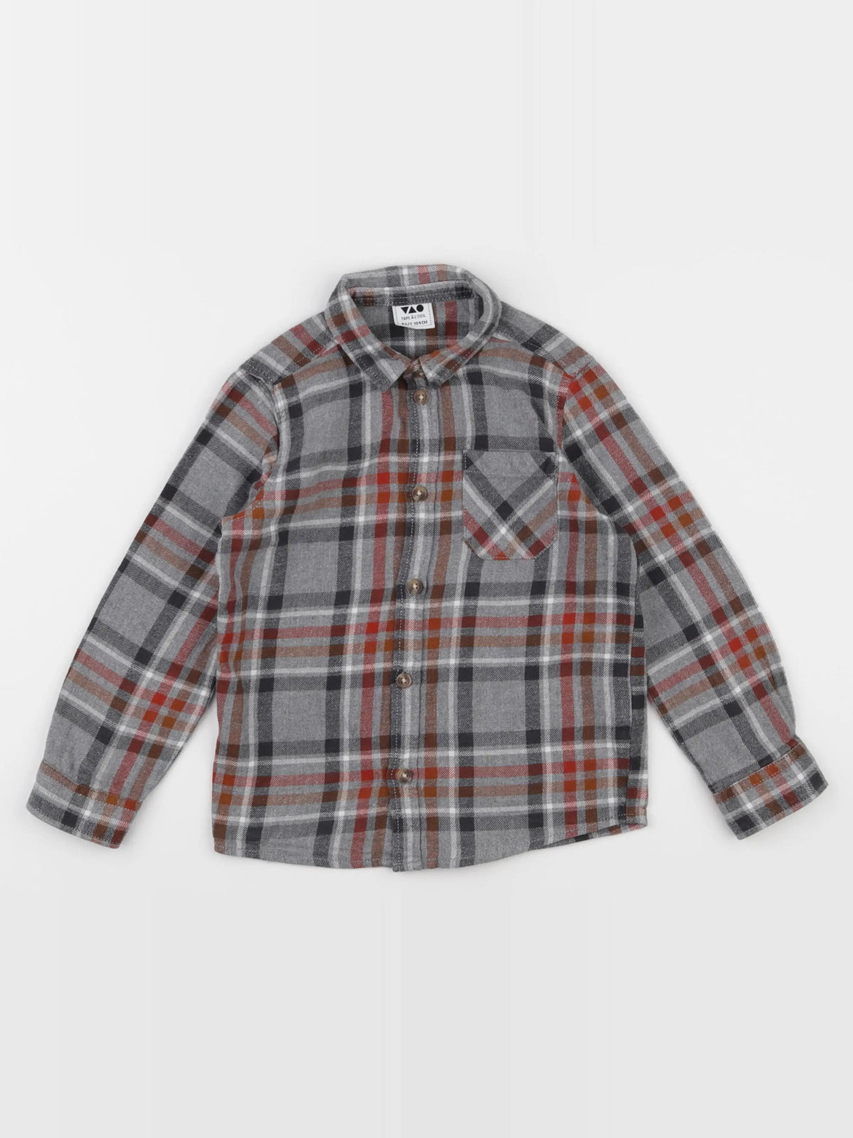 Tape à l'oeil - chemise gris - 4 ans