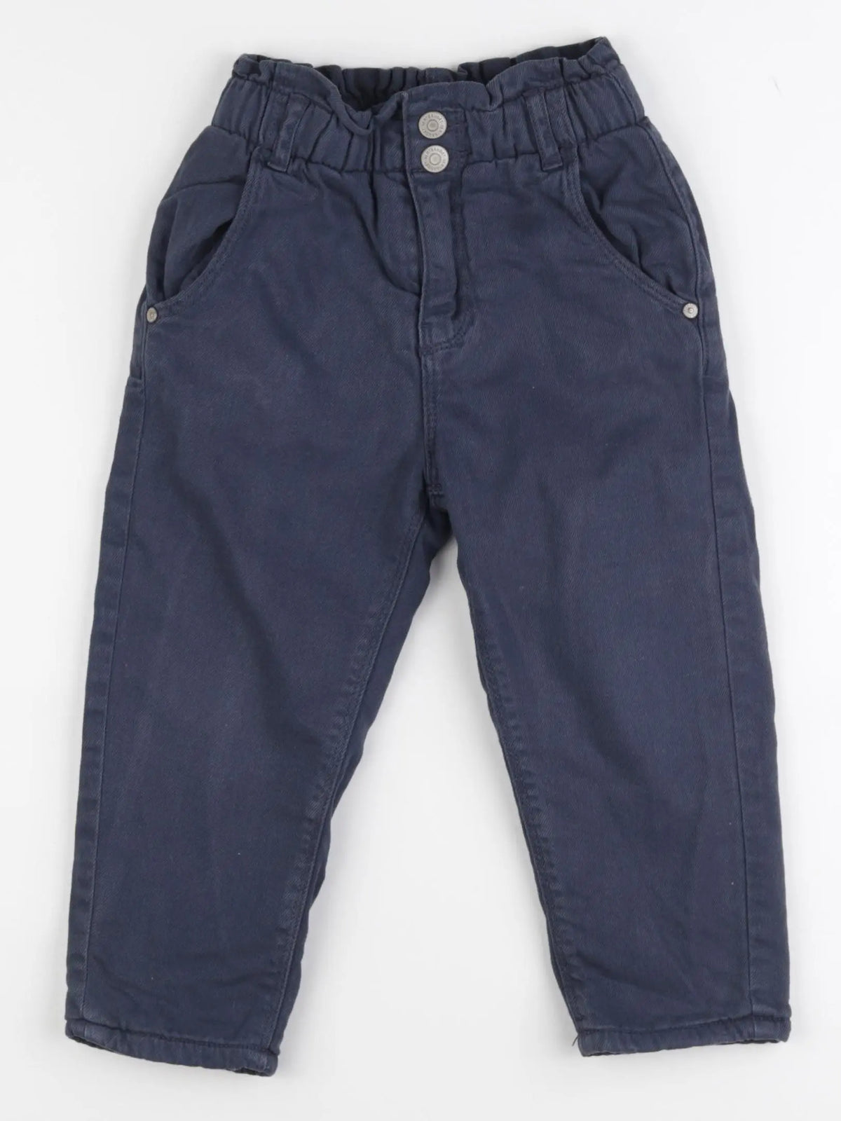 Vertbaudet - jean doublé bleu - 3 mois