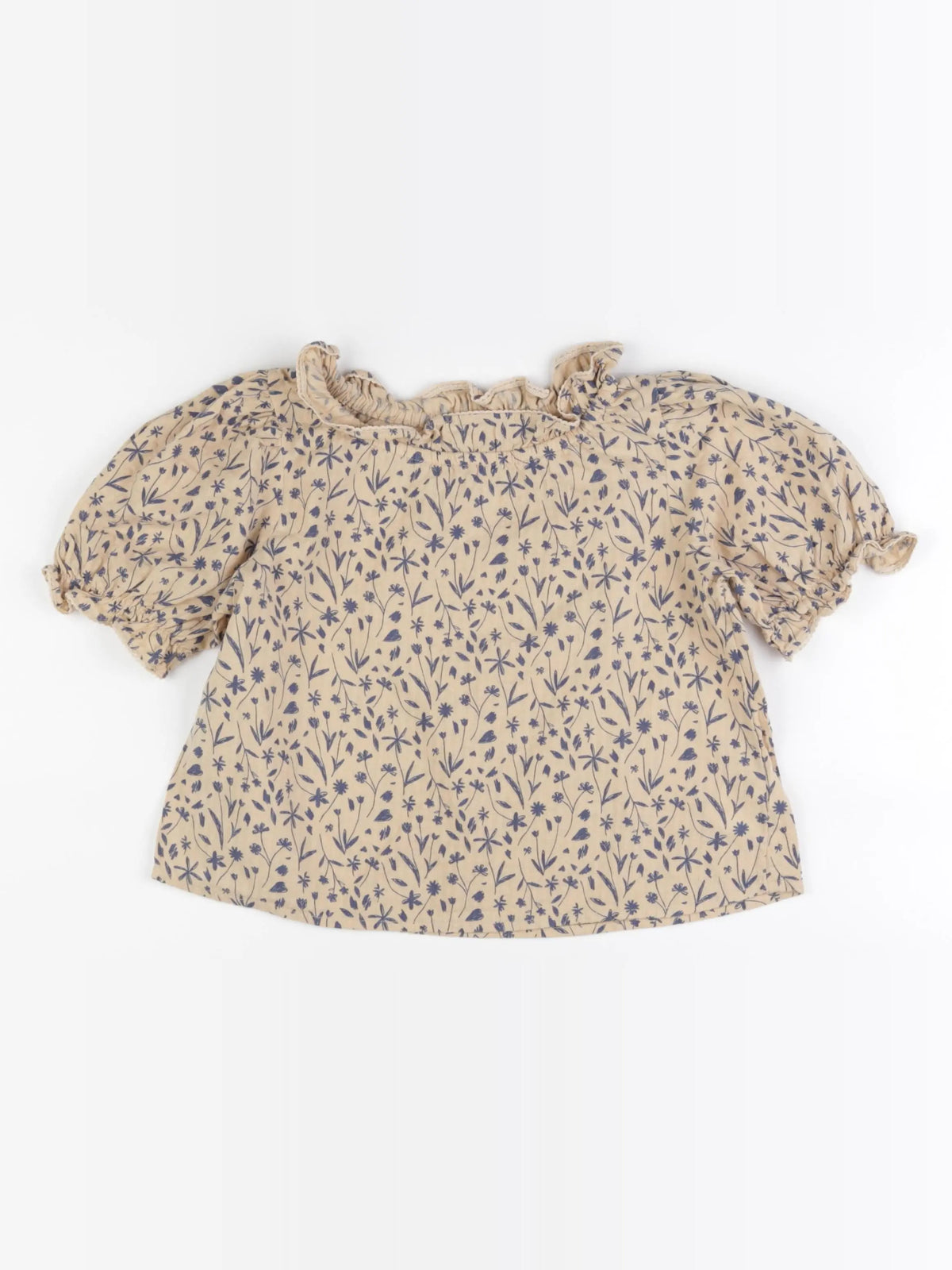 Monoprix - blouse beige - 5 ans