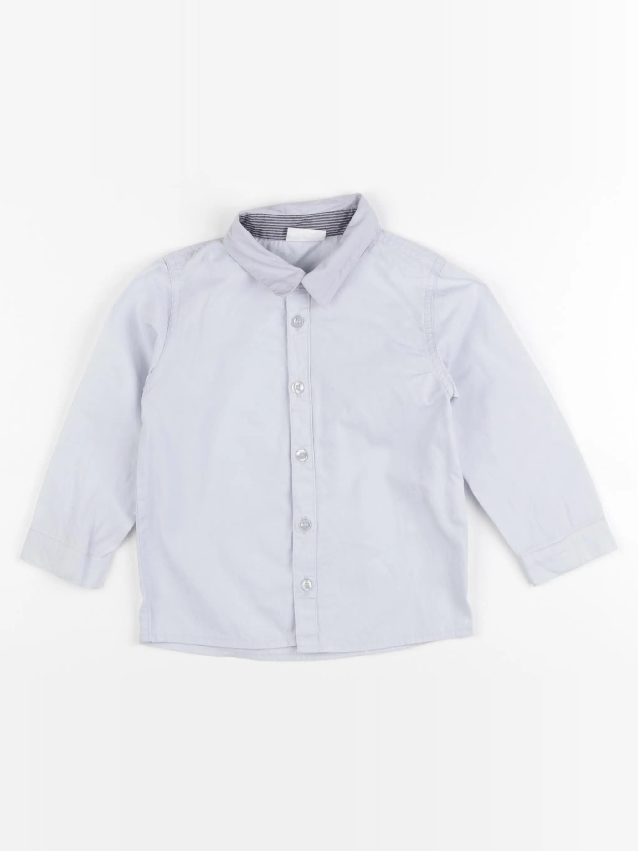 Vertbaudet - chemise bleu - 2 ans