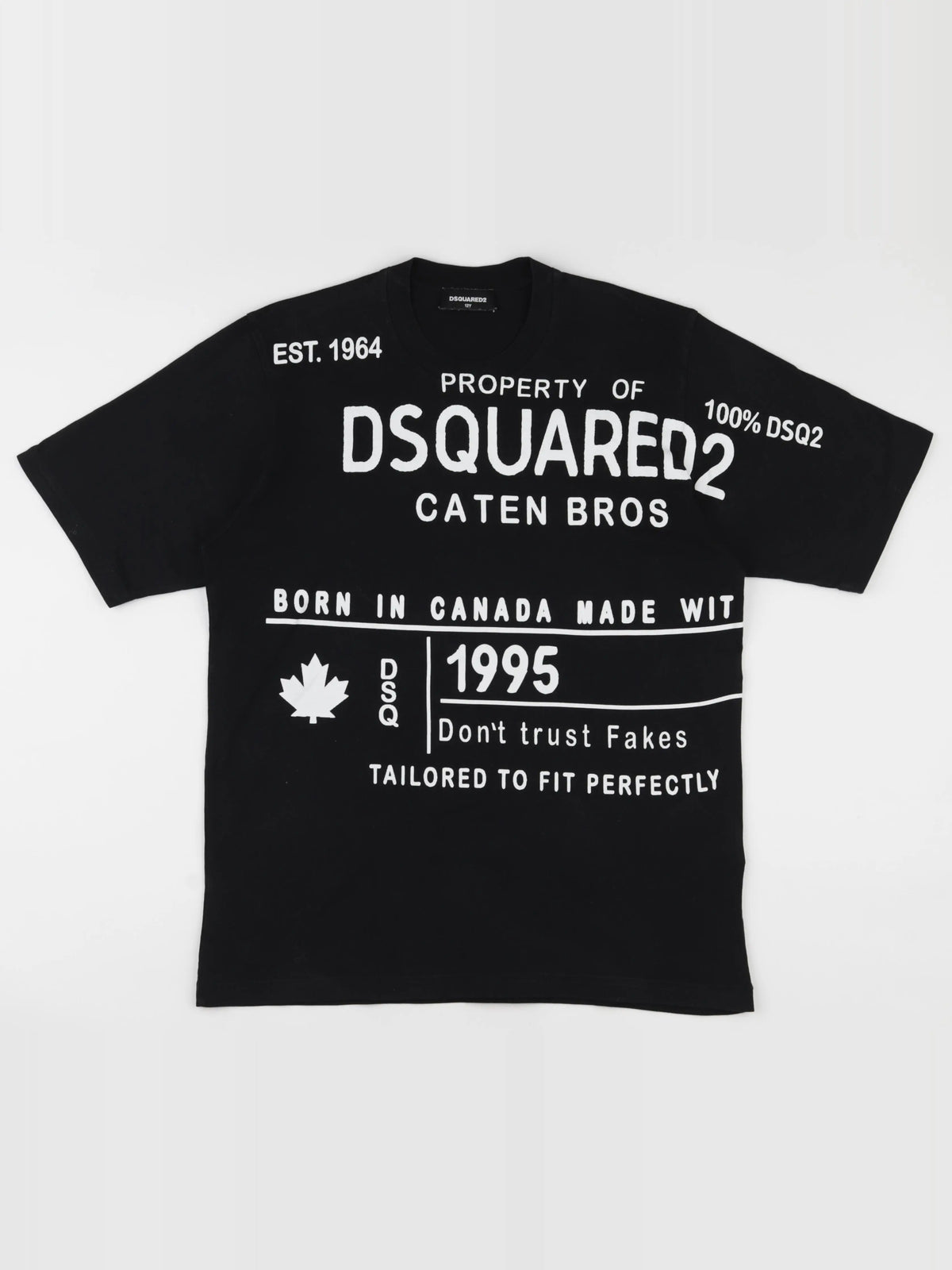 Dsquared2 - tee-shirt noir - 12 ans