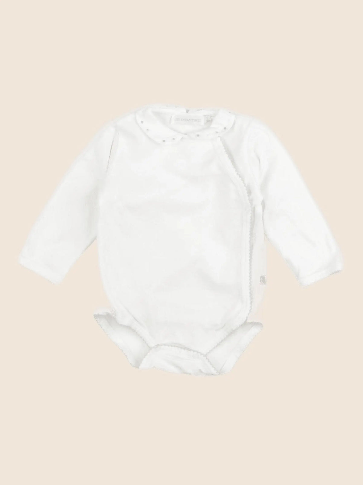 Les Enfantines - body à col beige - 6 mois