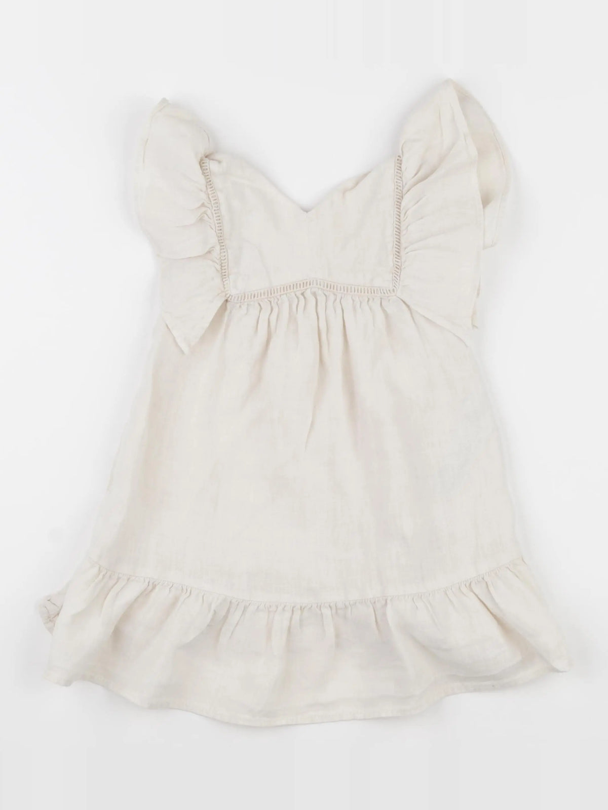 Zara - robe blanc - 2/3 ans