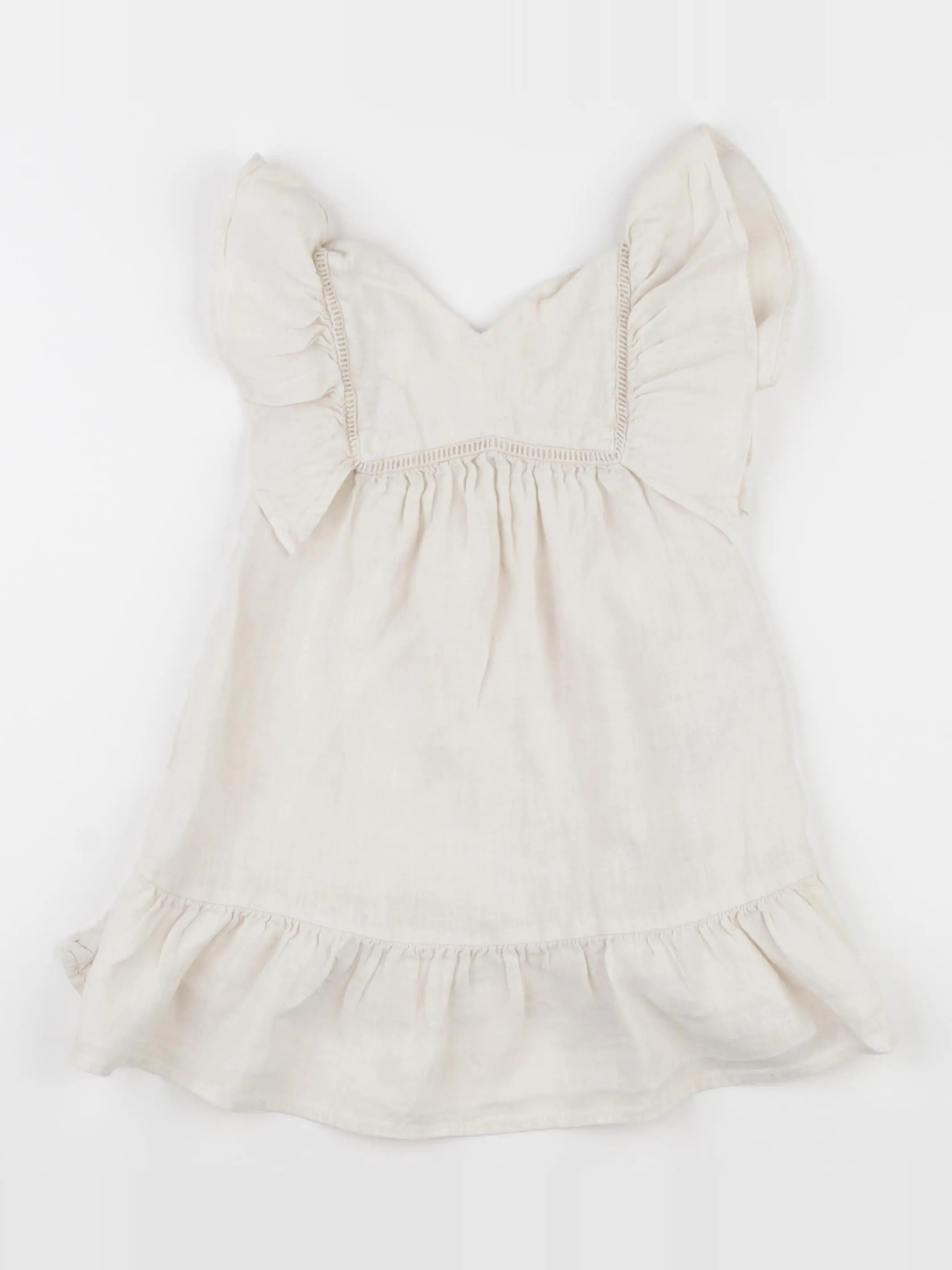 Zara - robe blanc - 2/3 ans