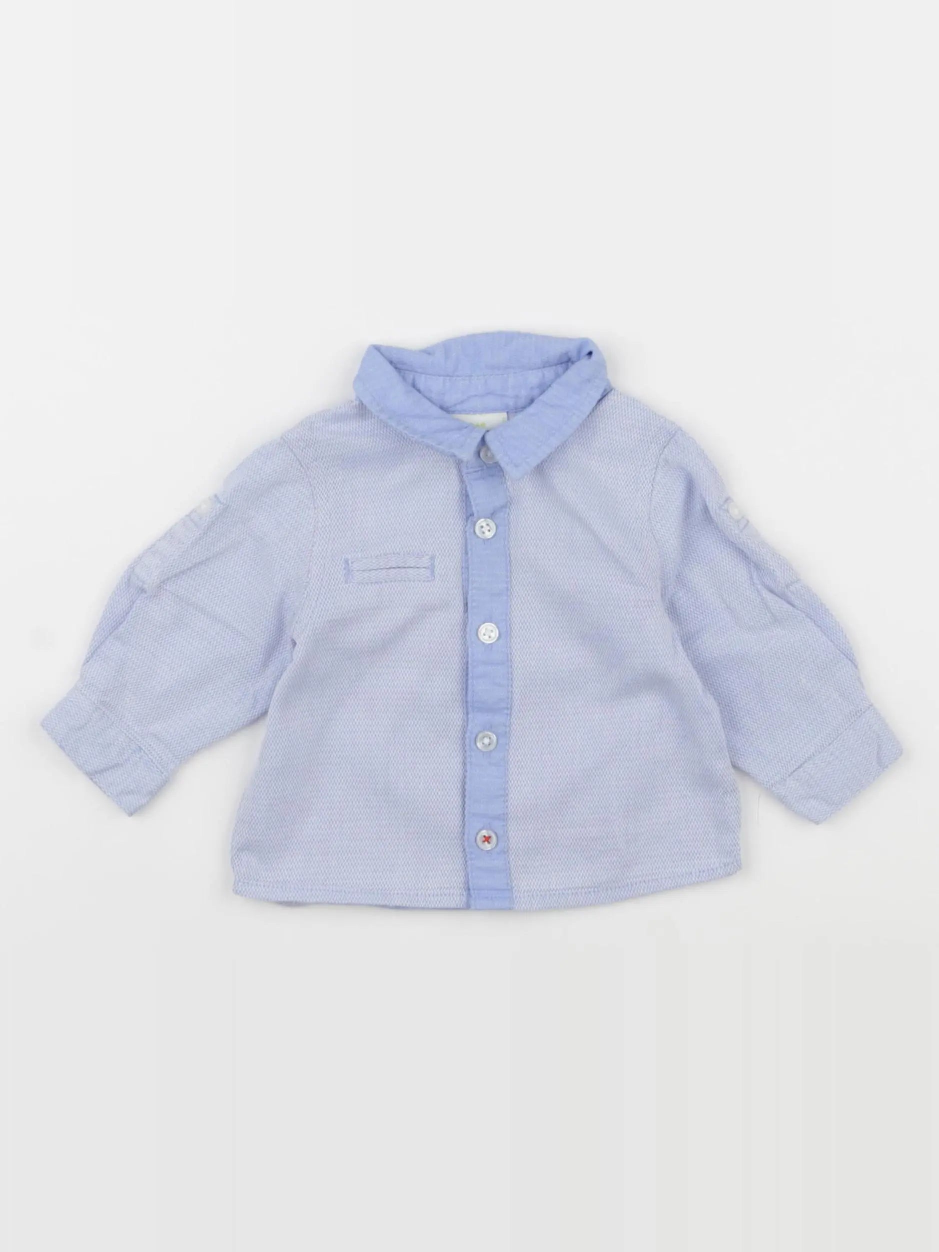 Tape à l'oeil - chemise bleu - 3 mois