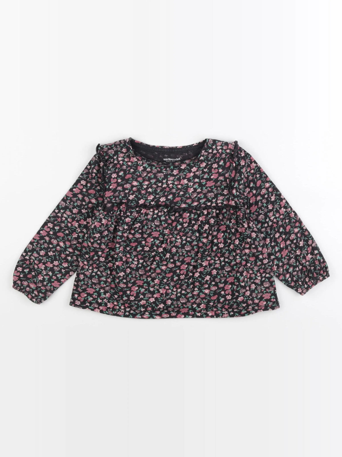 Vertbaudet - tee-shirt noir - 3 ans