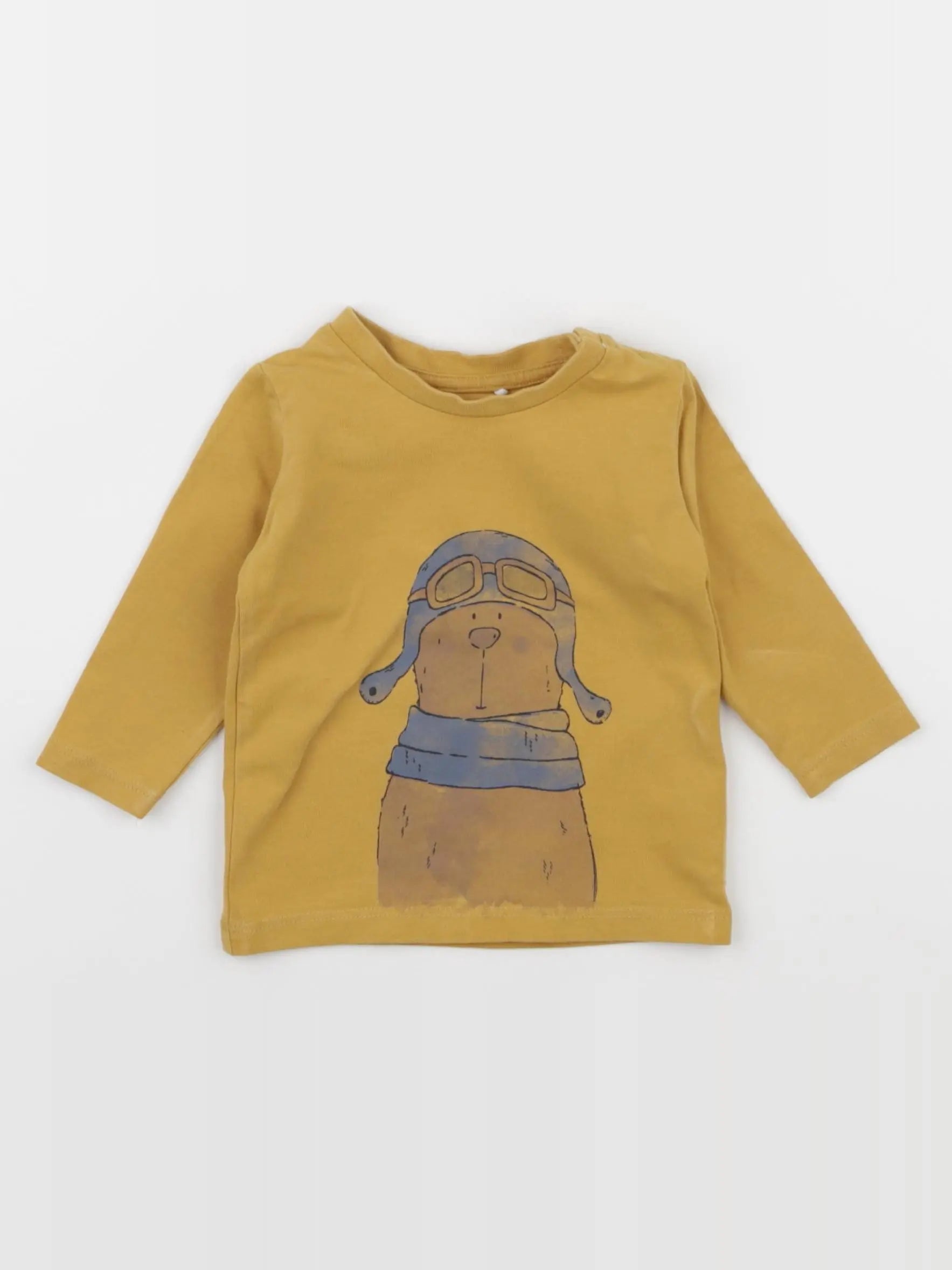 Name it - tee-shirt jaune - 2/4 mois