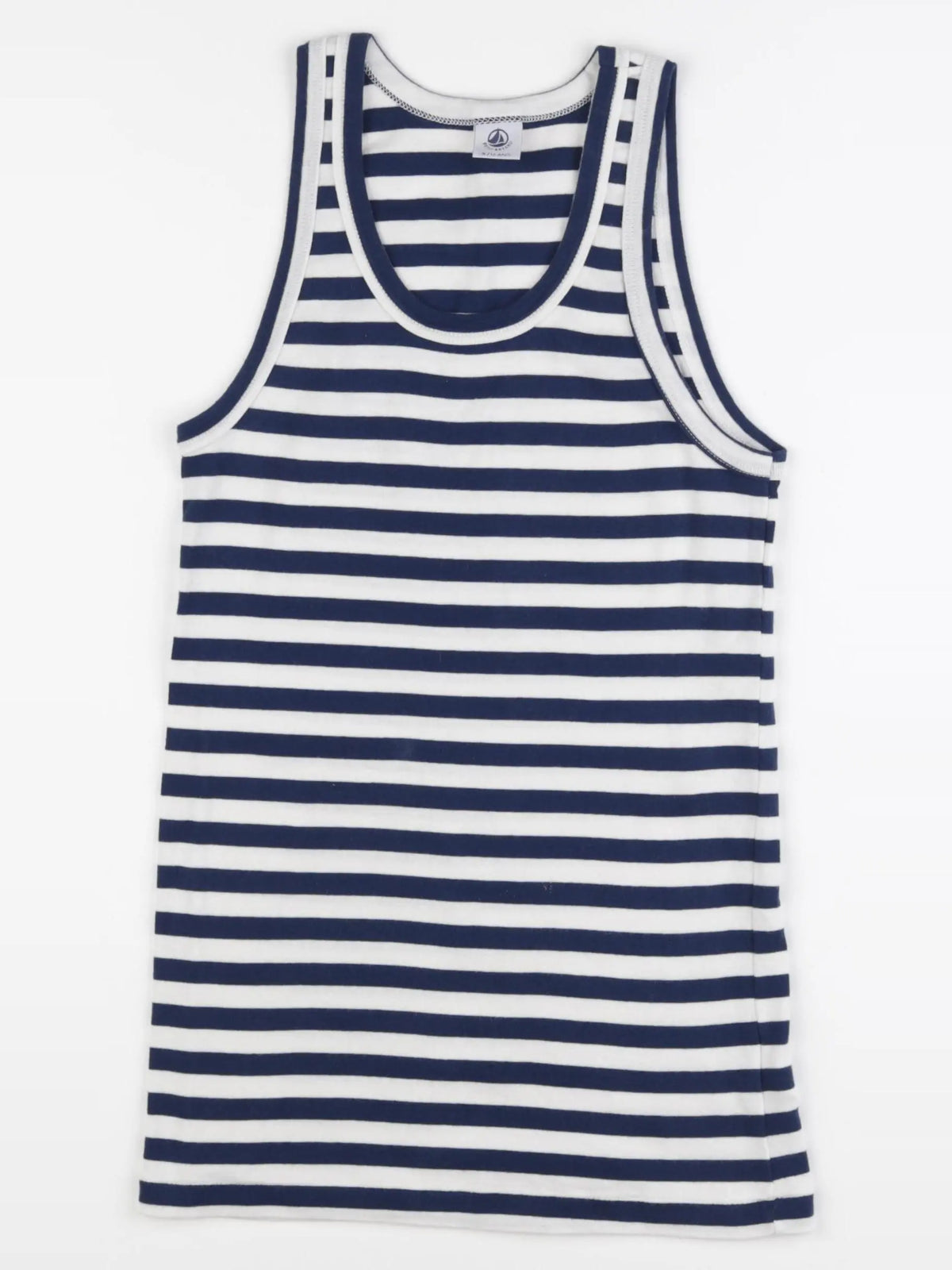 Petit Bateau - débardeur bleu - 16 ans