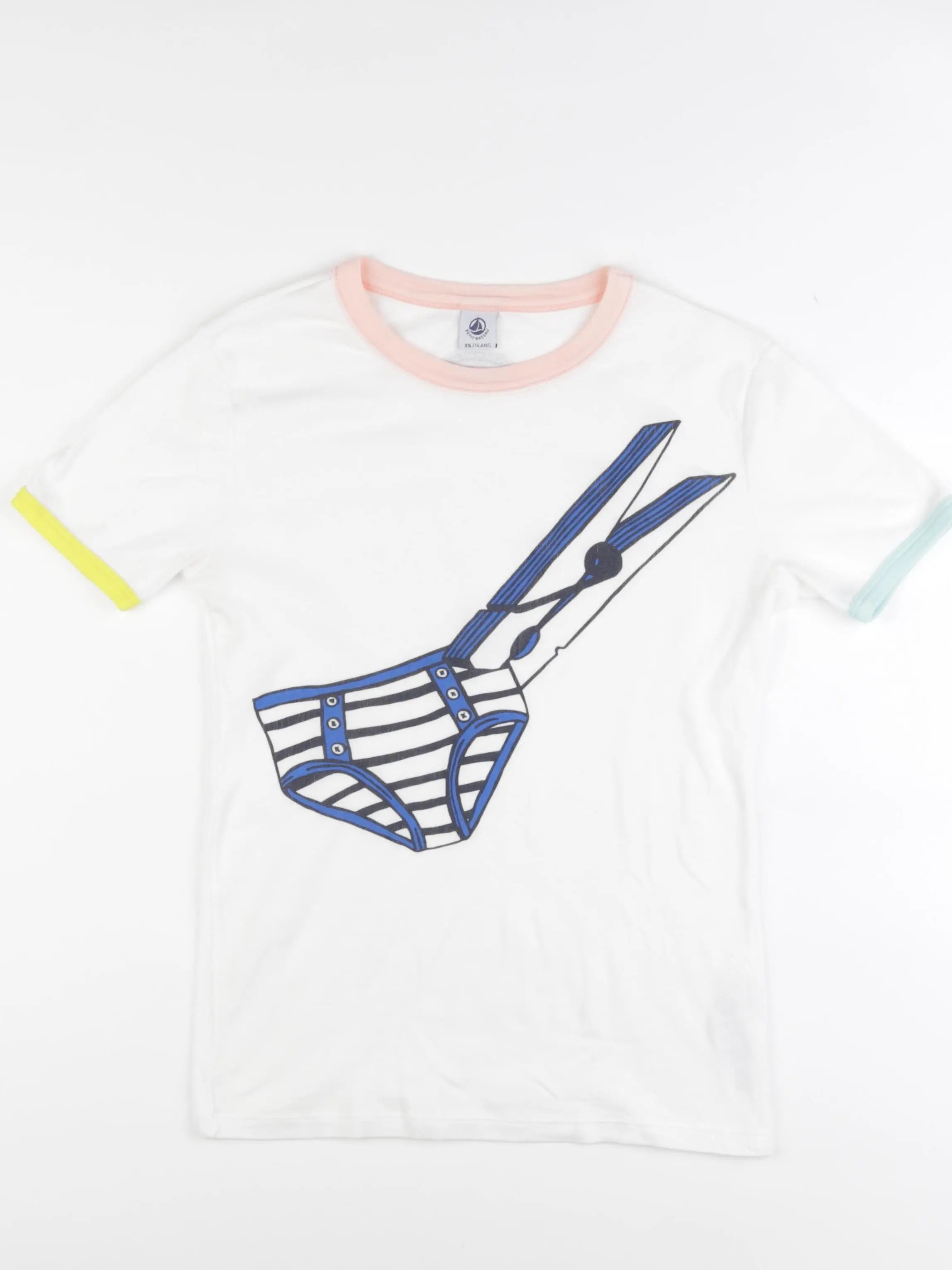 Petit Bateau - tee-shirt blanc - 14 ans