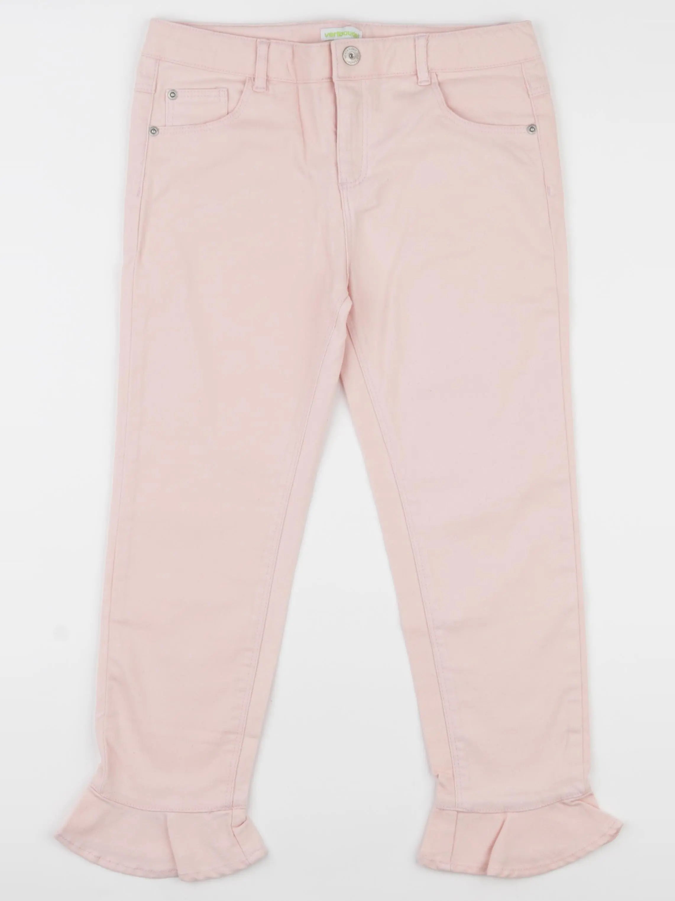 Vertbaudet - pantacourt rose - 10 ans