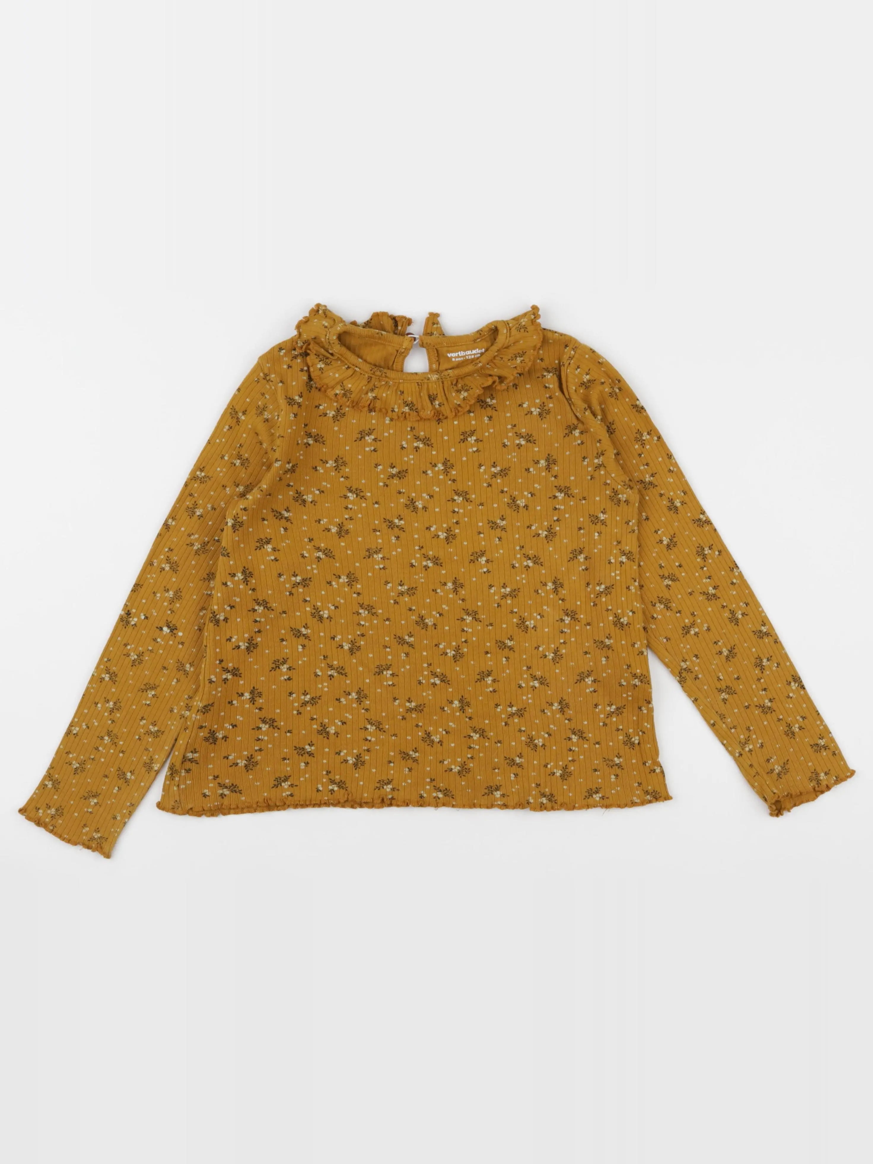 Vertbaudet - tee-shirt jaune - 8 ans