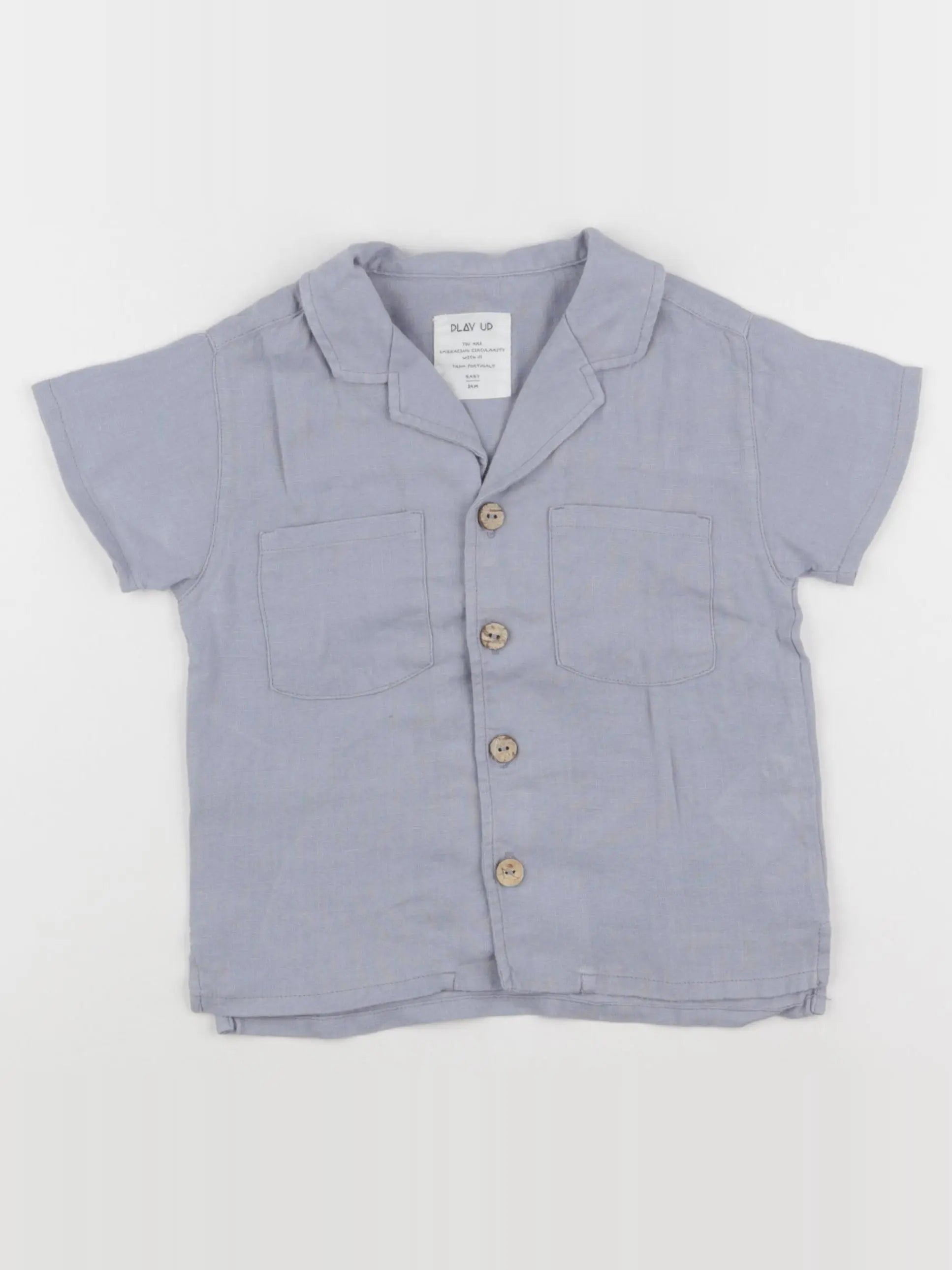 Play Up - chemise gris - 24 mois