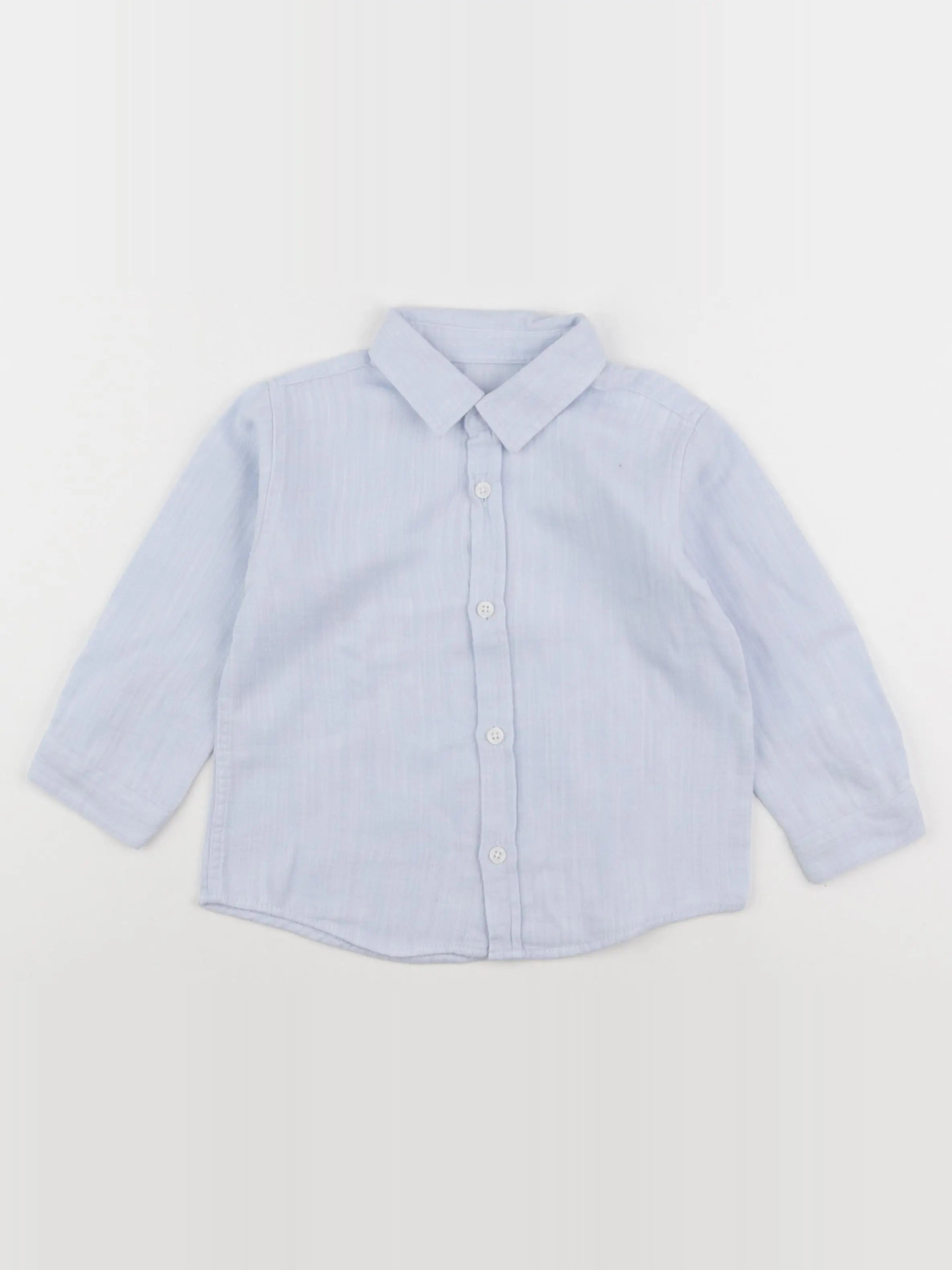 Zara - chemise bleu - 2 ans