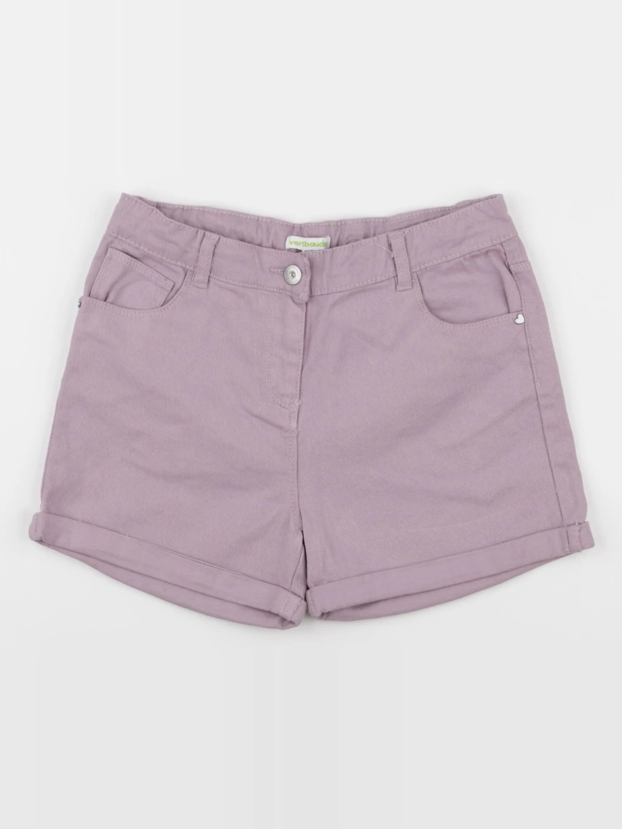 Vertbaudet - short violet - 12 ans