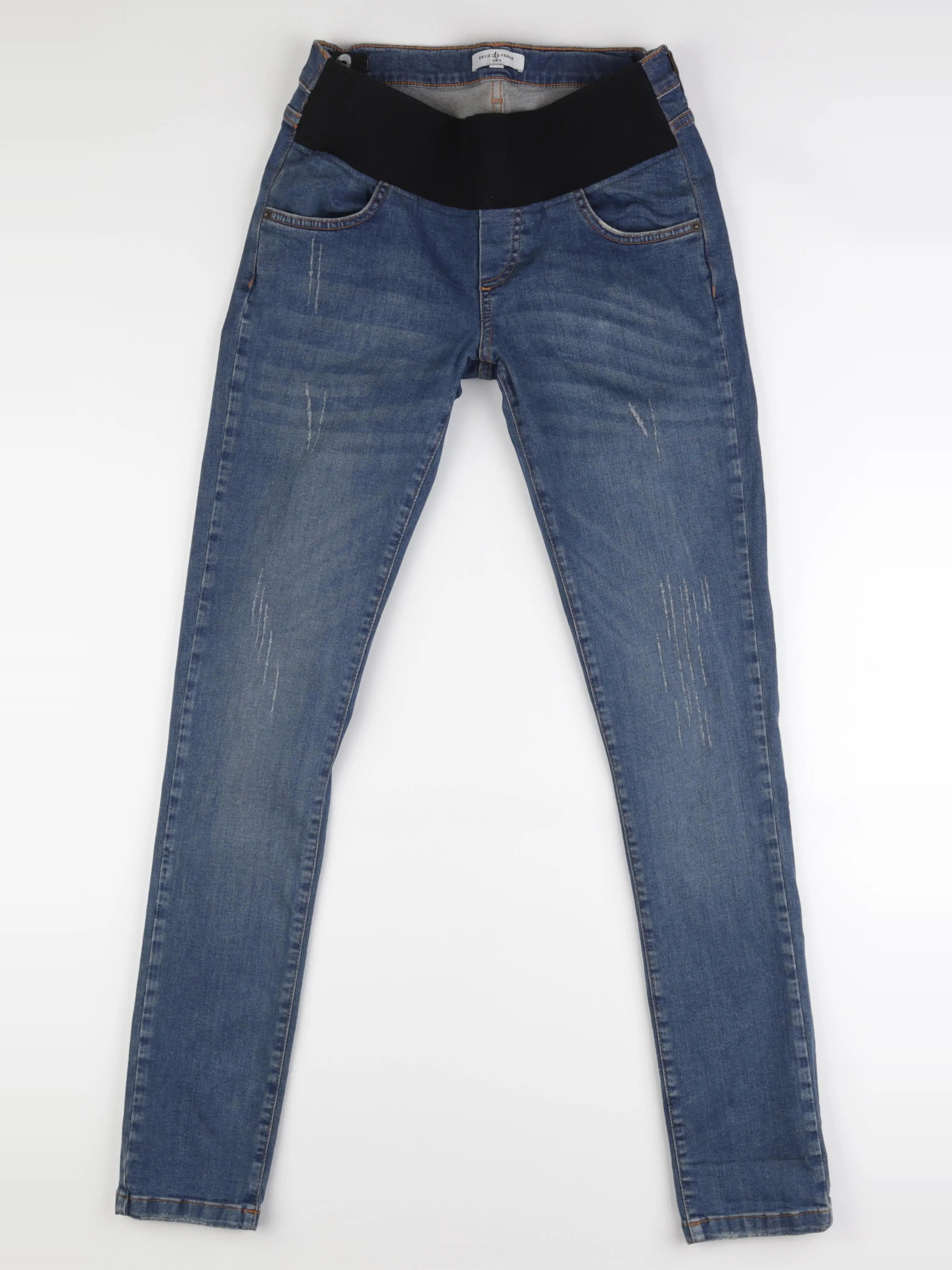 Envie de fraise - jean grossesse bleu - 36