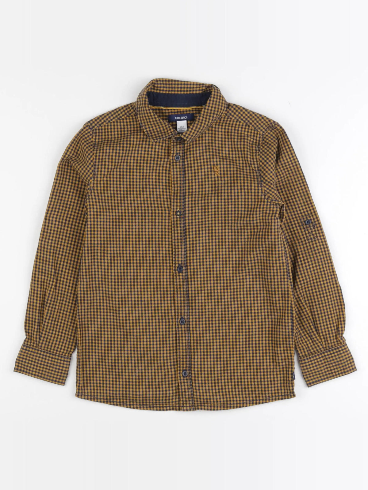 Okaidi - chemise bleu, jaune - 6 ans