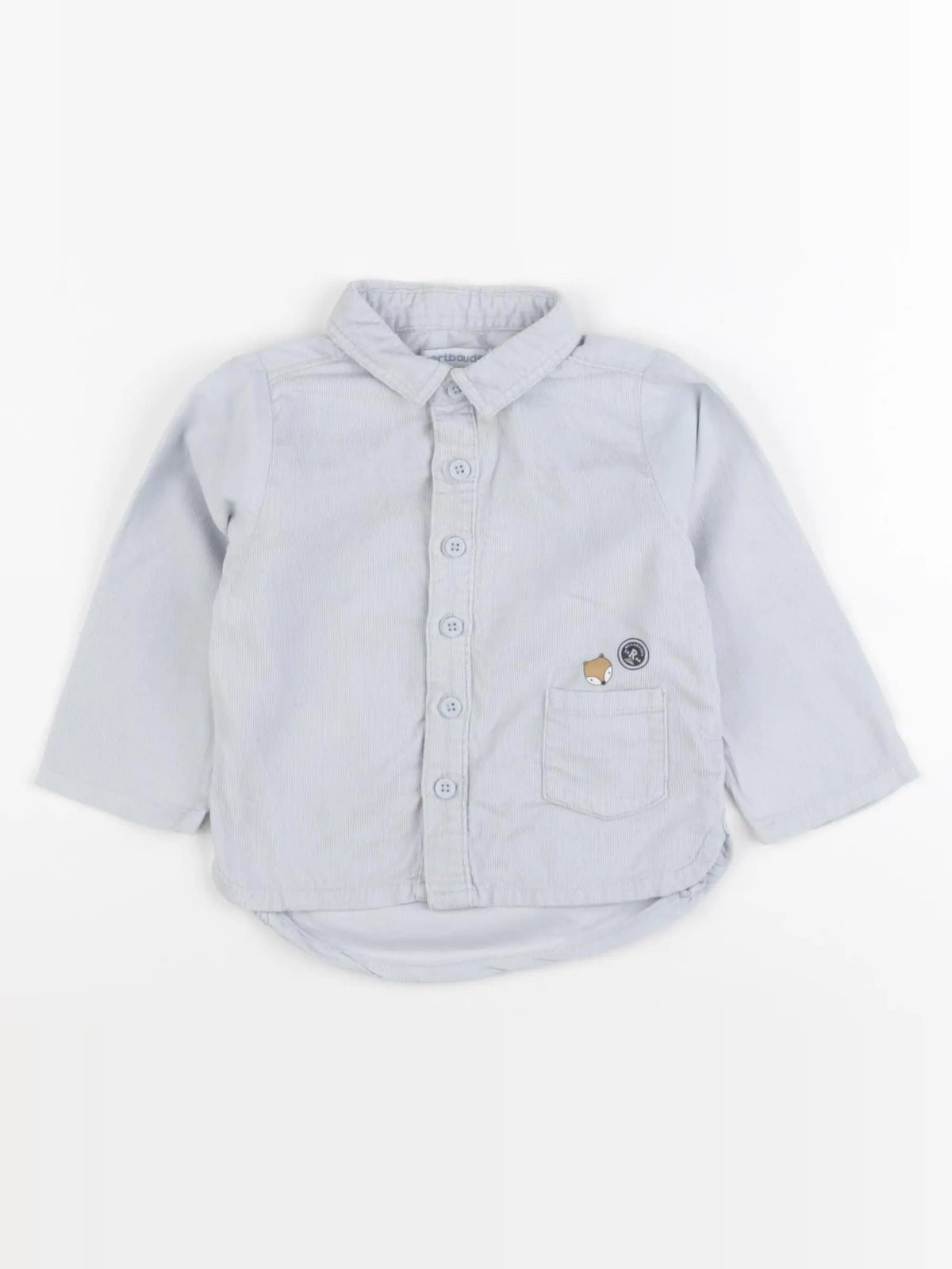 Vertbaudet - chemise bleu - 18 mois