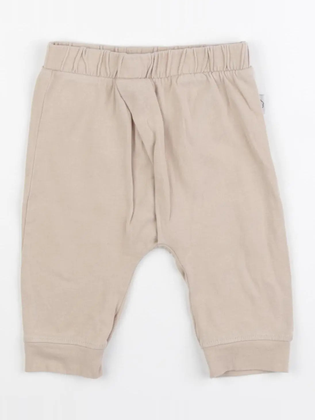 Vertbaudet - sarouel beige - 6 mois