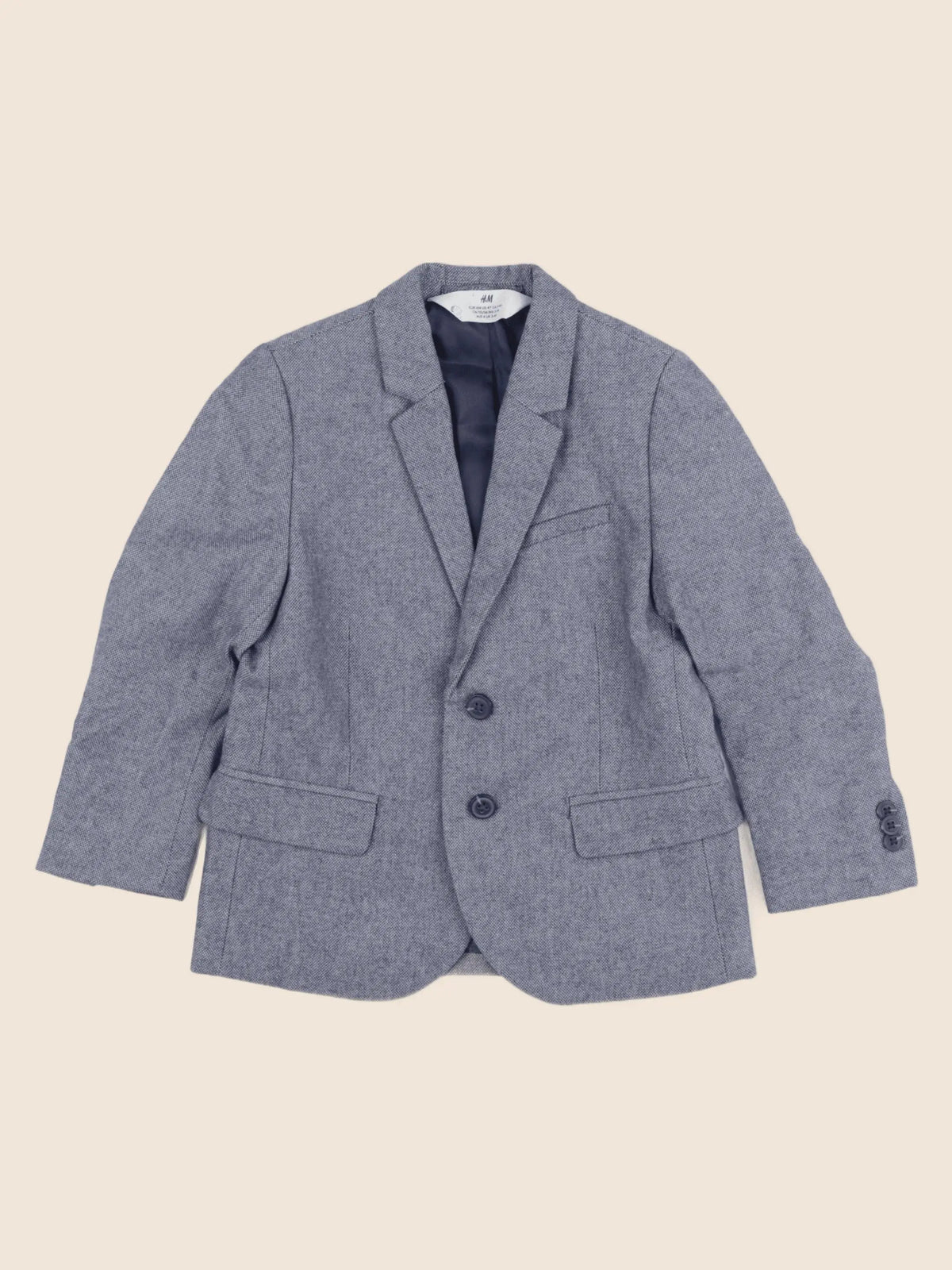 H&M - veste bleu - 3/4 ans