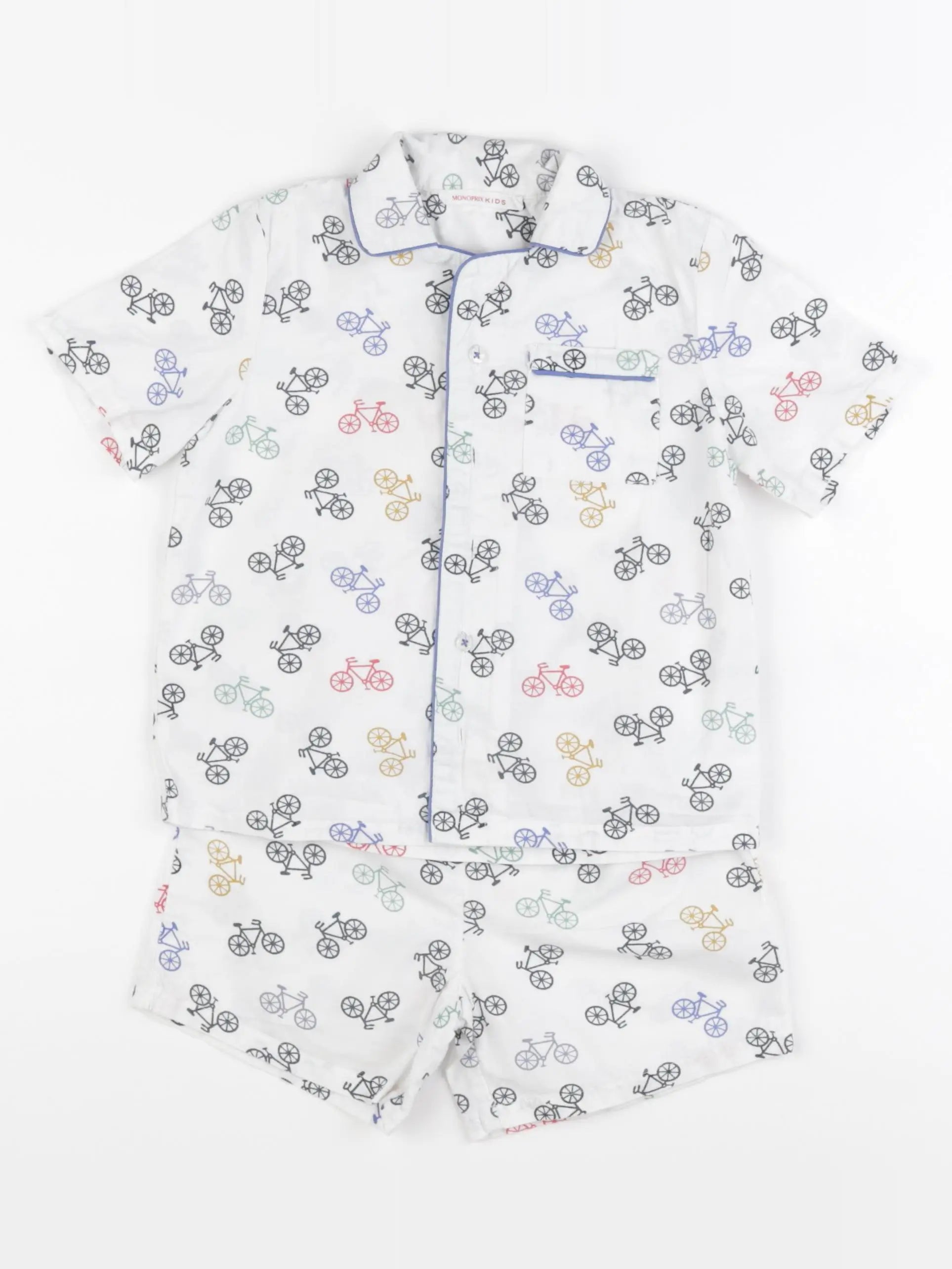 Monoprix - pyjama coton blanc - 3 ans