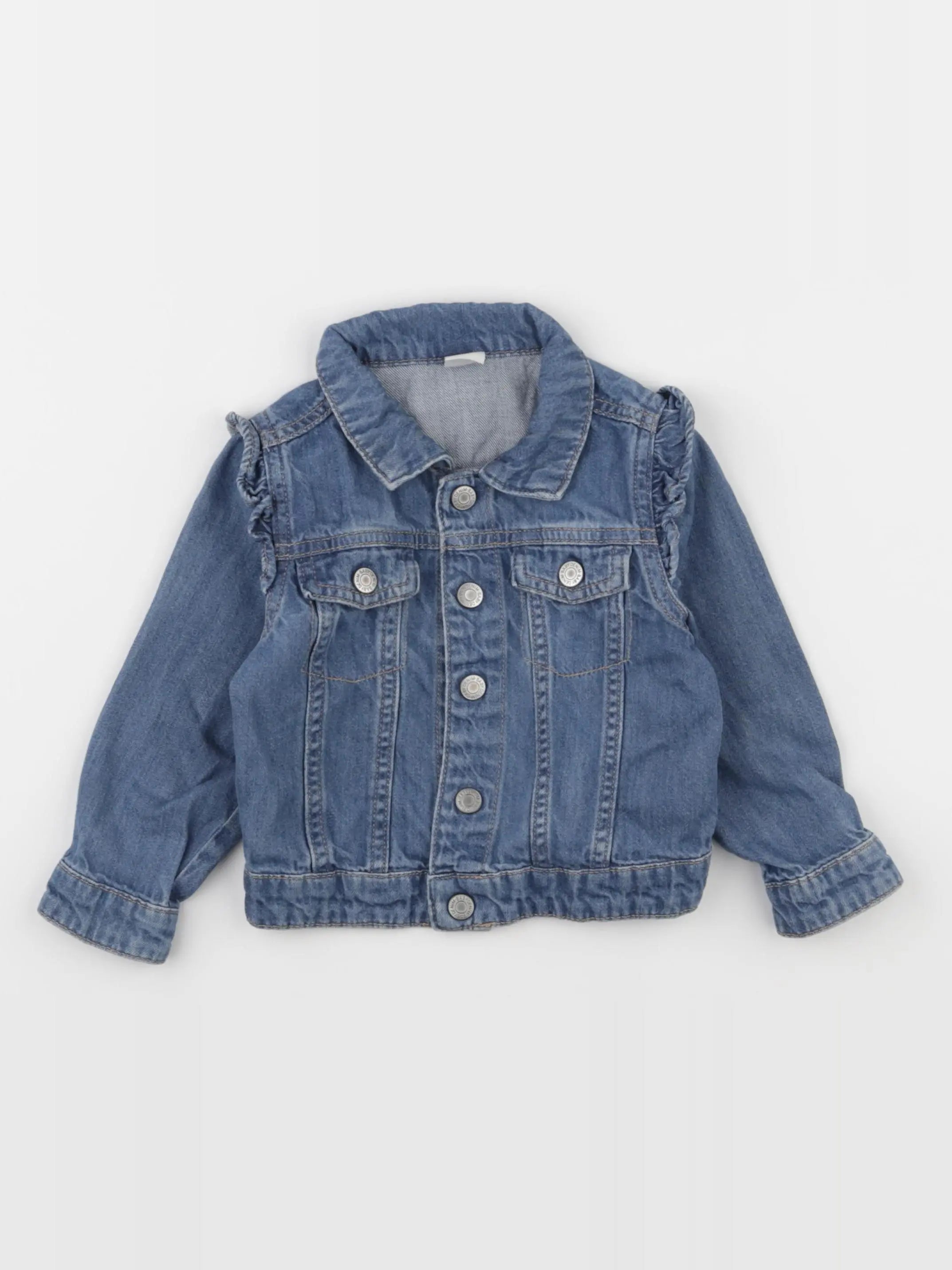 H&M - veste bleu - 18/24 mois