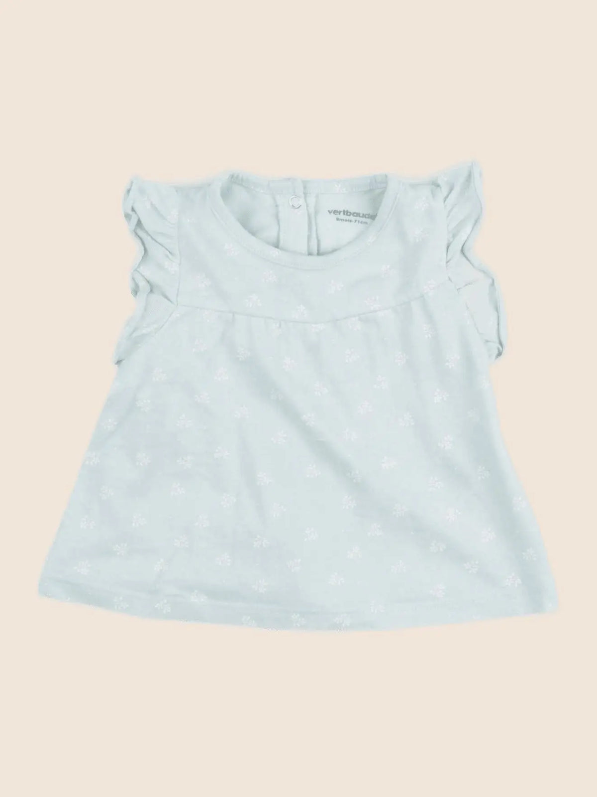 Vertbaudet - tee-shirt vert - 9 mois