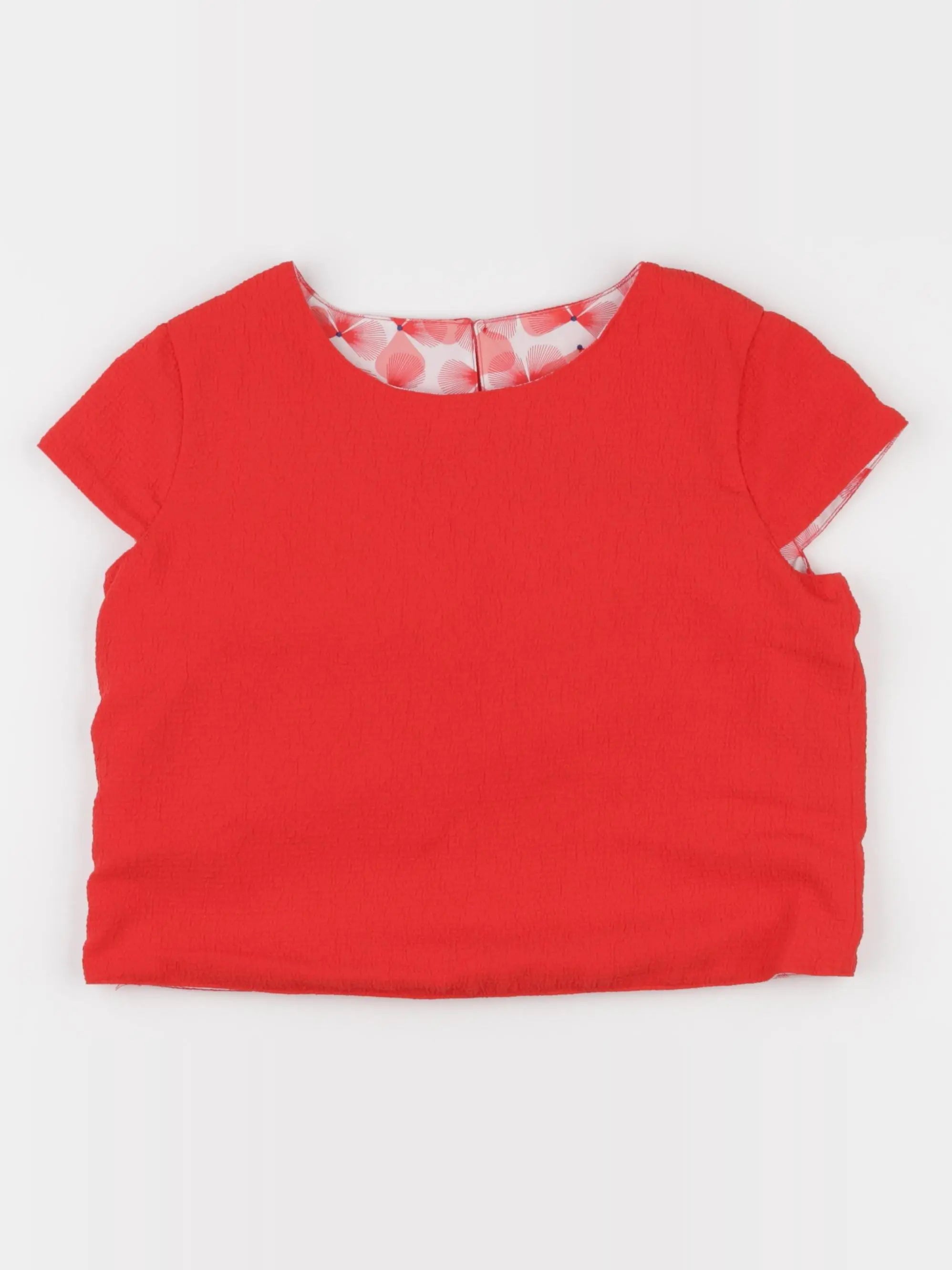 Okaidi - blouse rouge - 12 ans