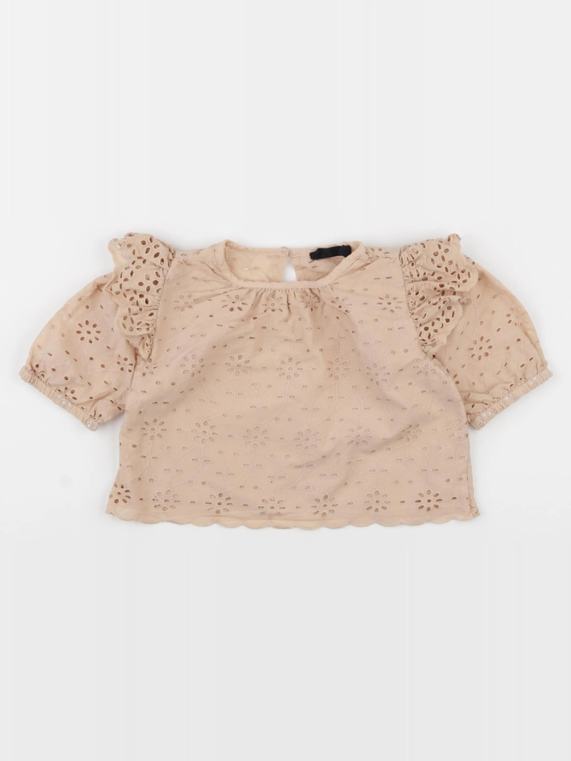 Monoprix - blouse marron - 4 ans