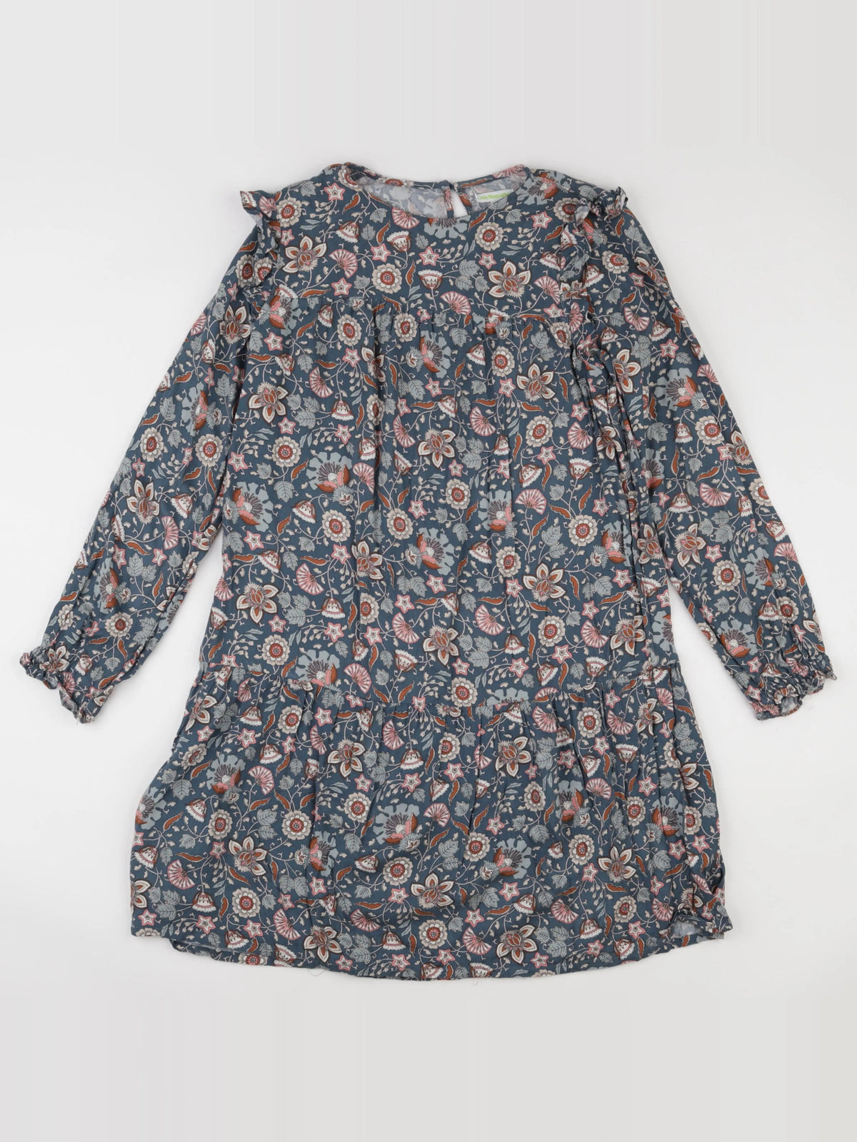 Vertbaudet - robe bleu, rose - 12 ans
