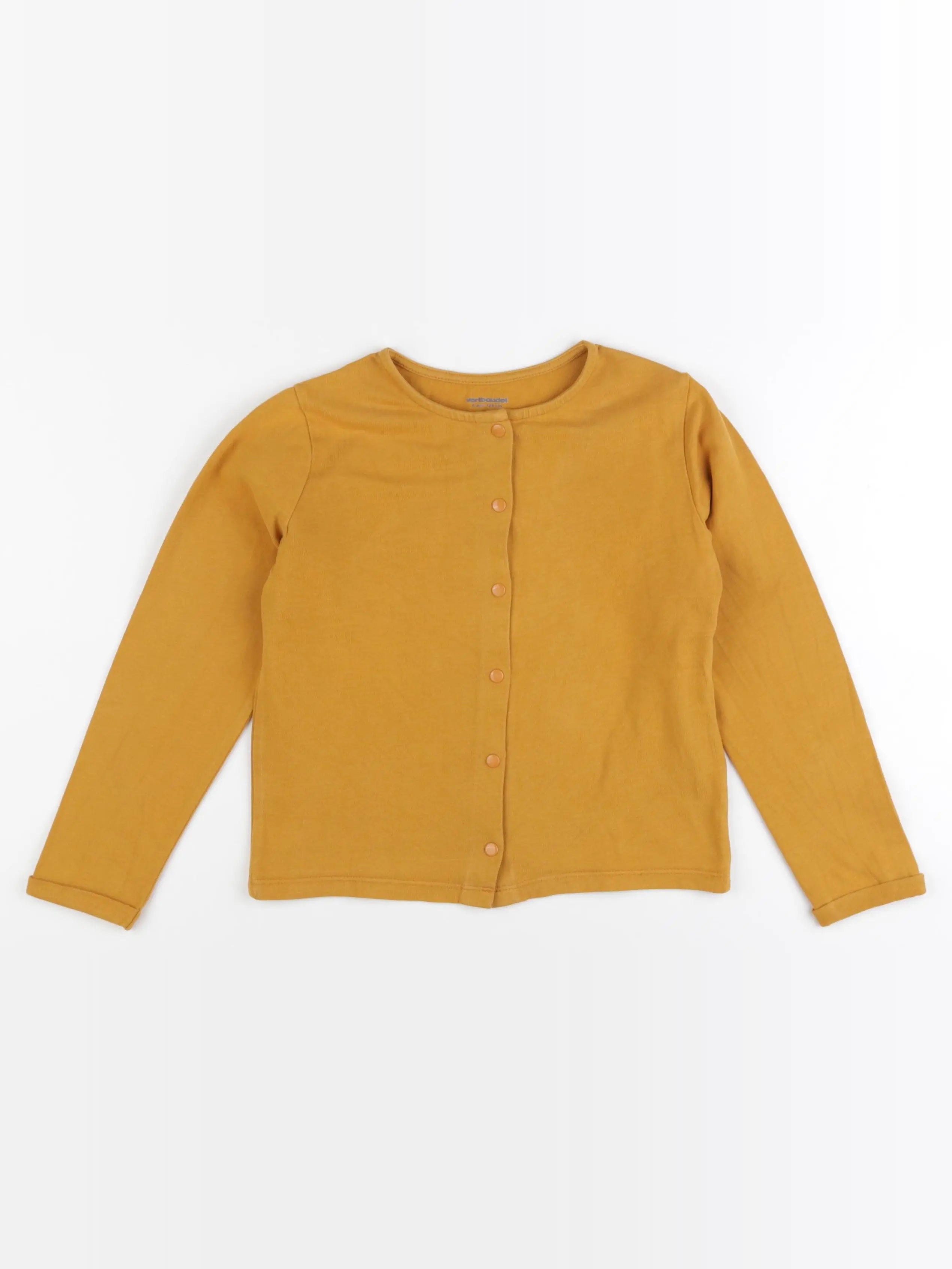 Vertbaudet - tee-shirt jaune - 8 ans