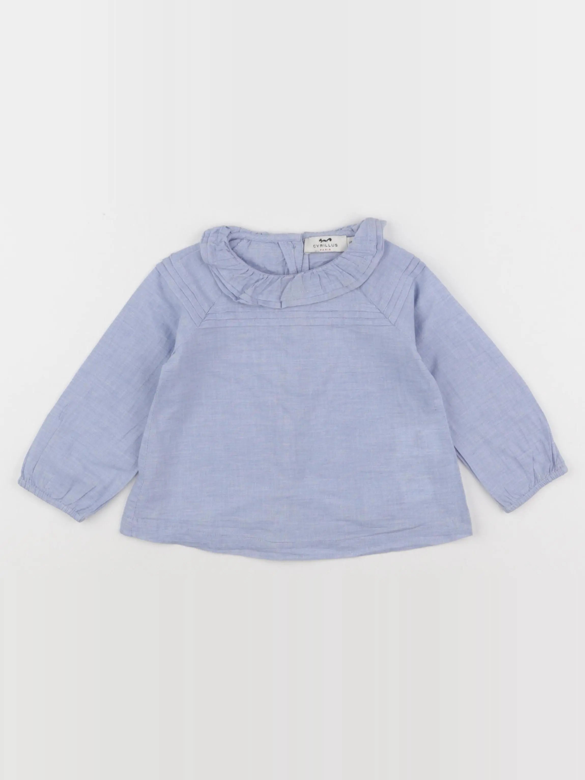 Tape à l'oeil - blouse bleu - 18 mois