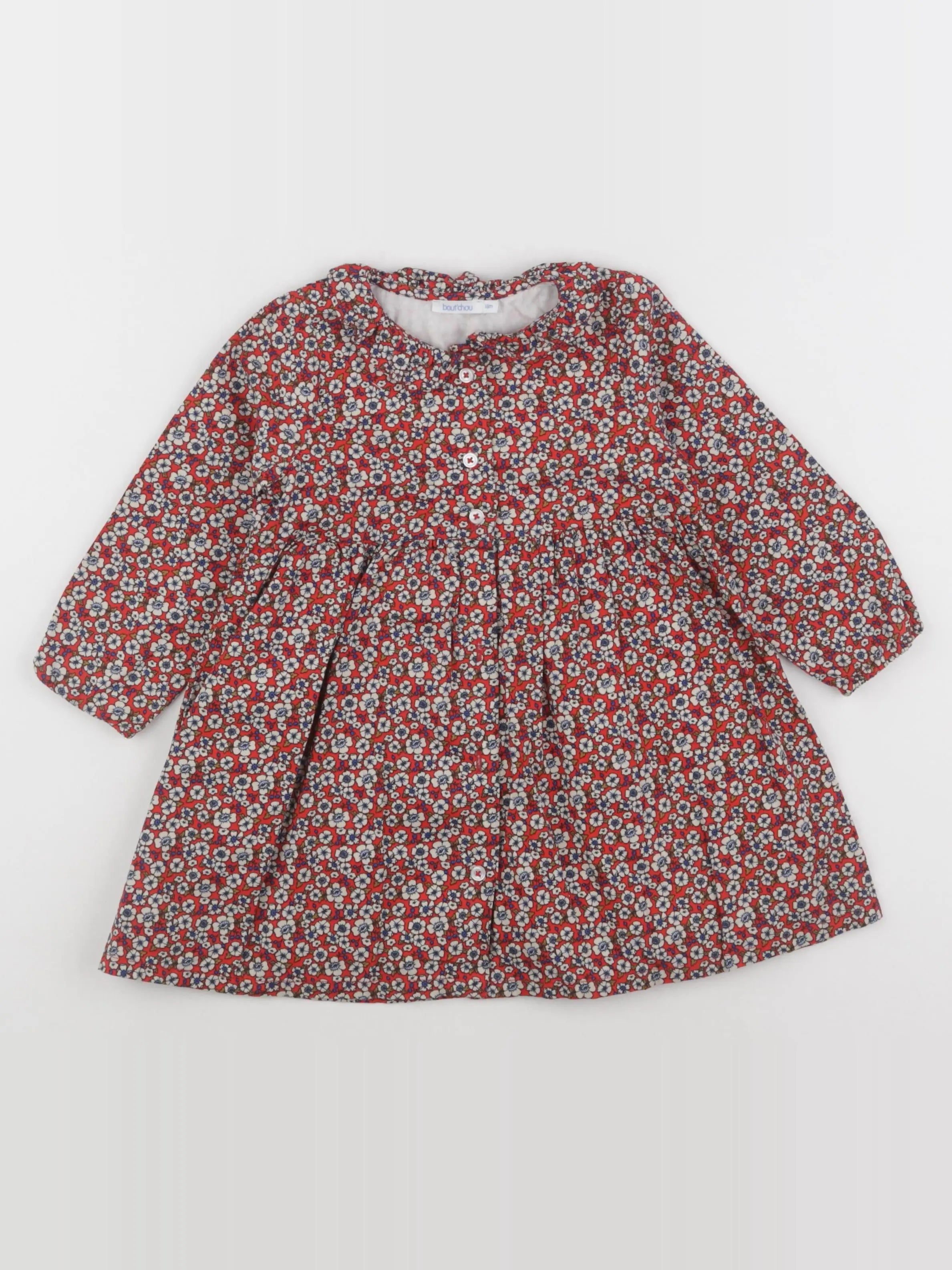 Boutchou - robe rouge - 18 mois