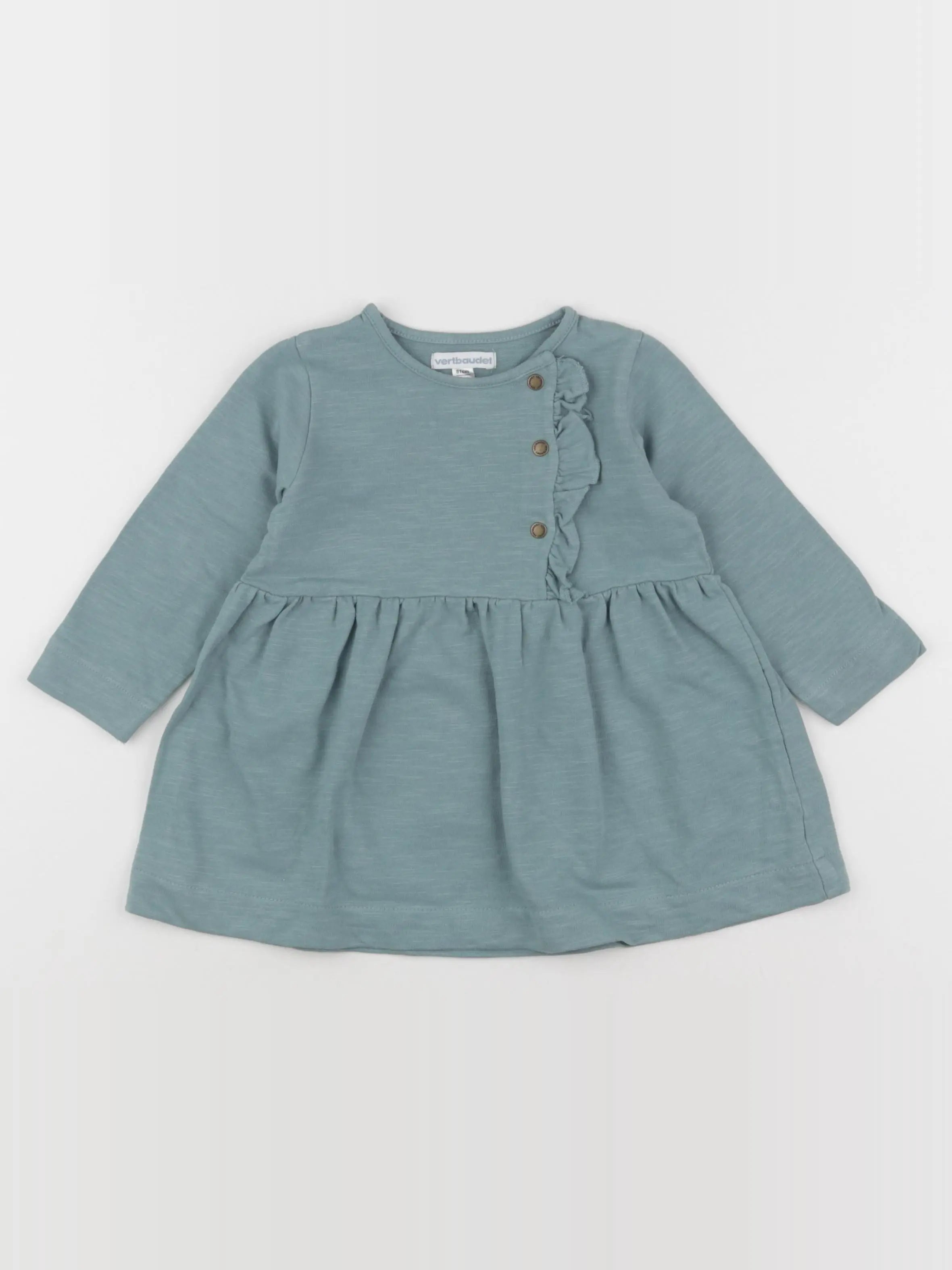 Vertbaudet - robe bleu - 18 mois