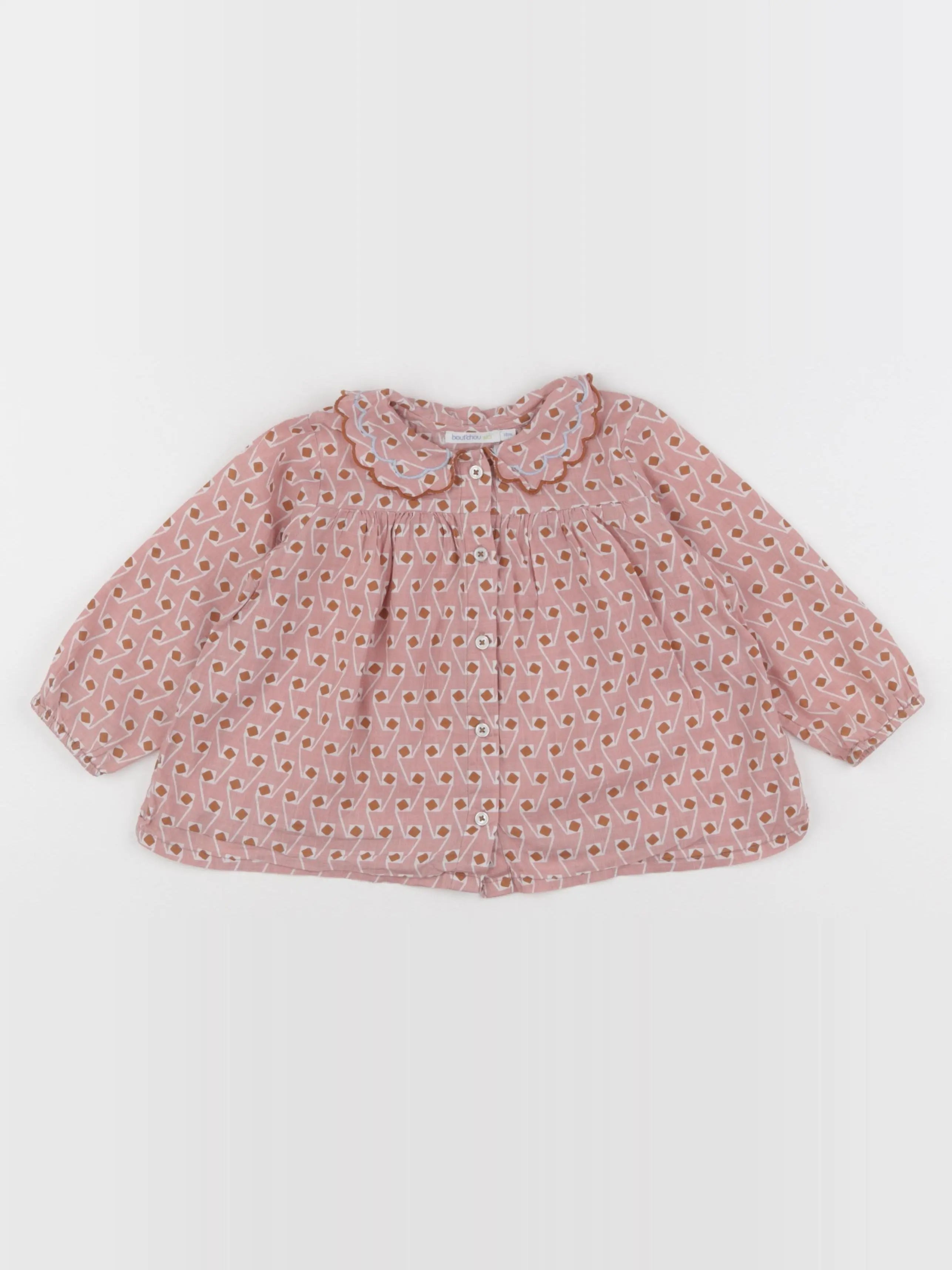 Boutchou - blouse rose - 18 mois