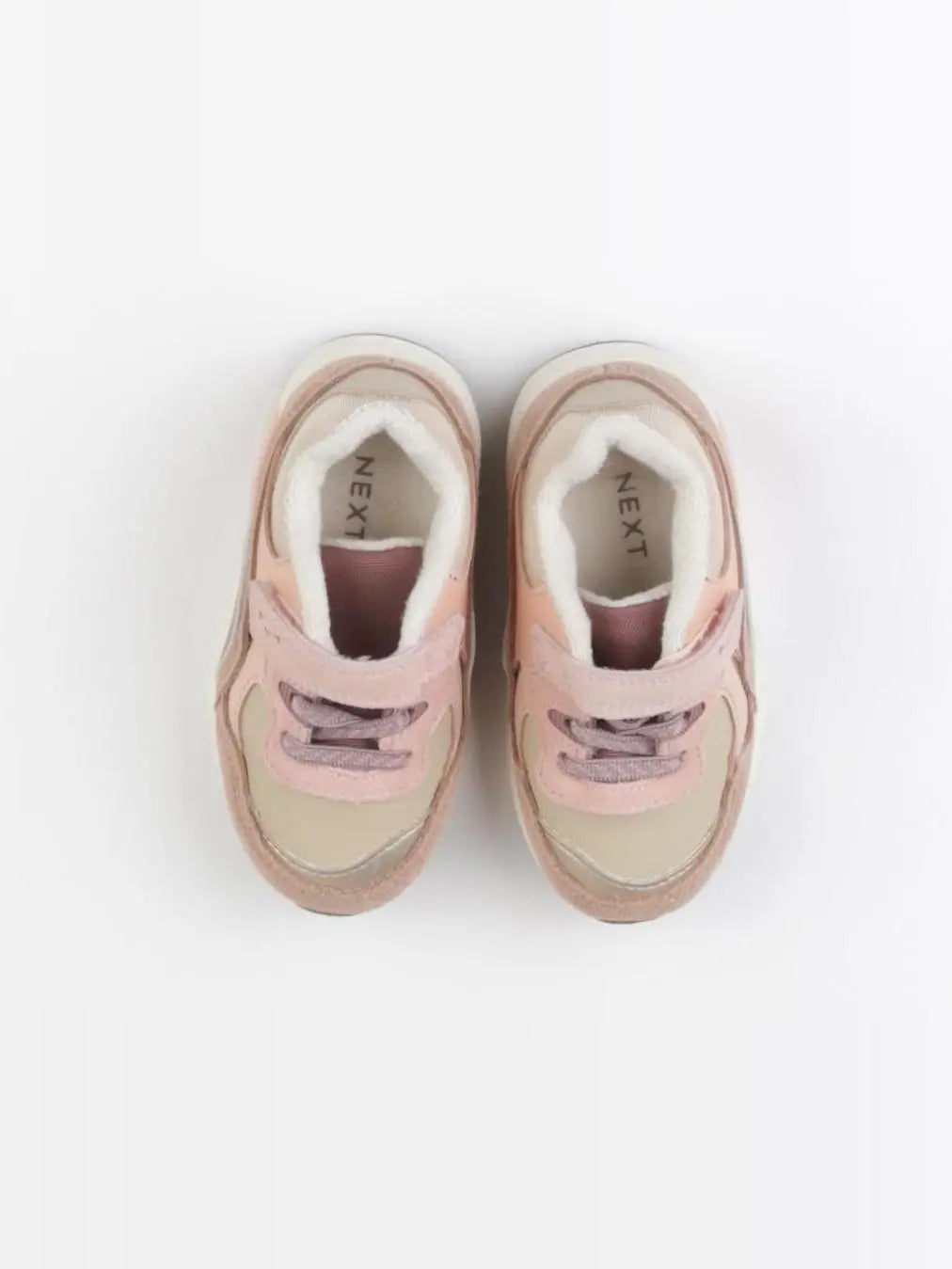 Next - tennis à scratch/ lacets rose - pointure 23