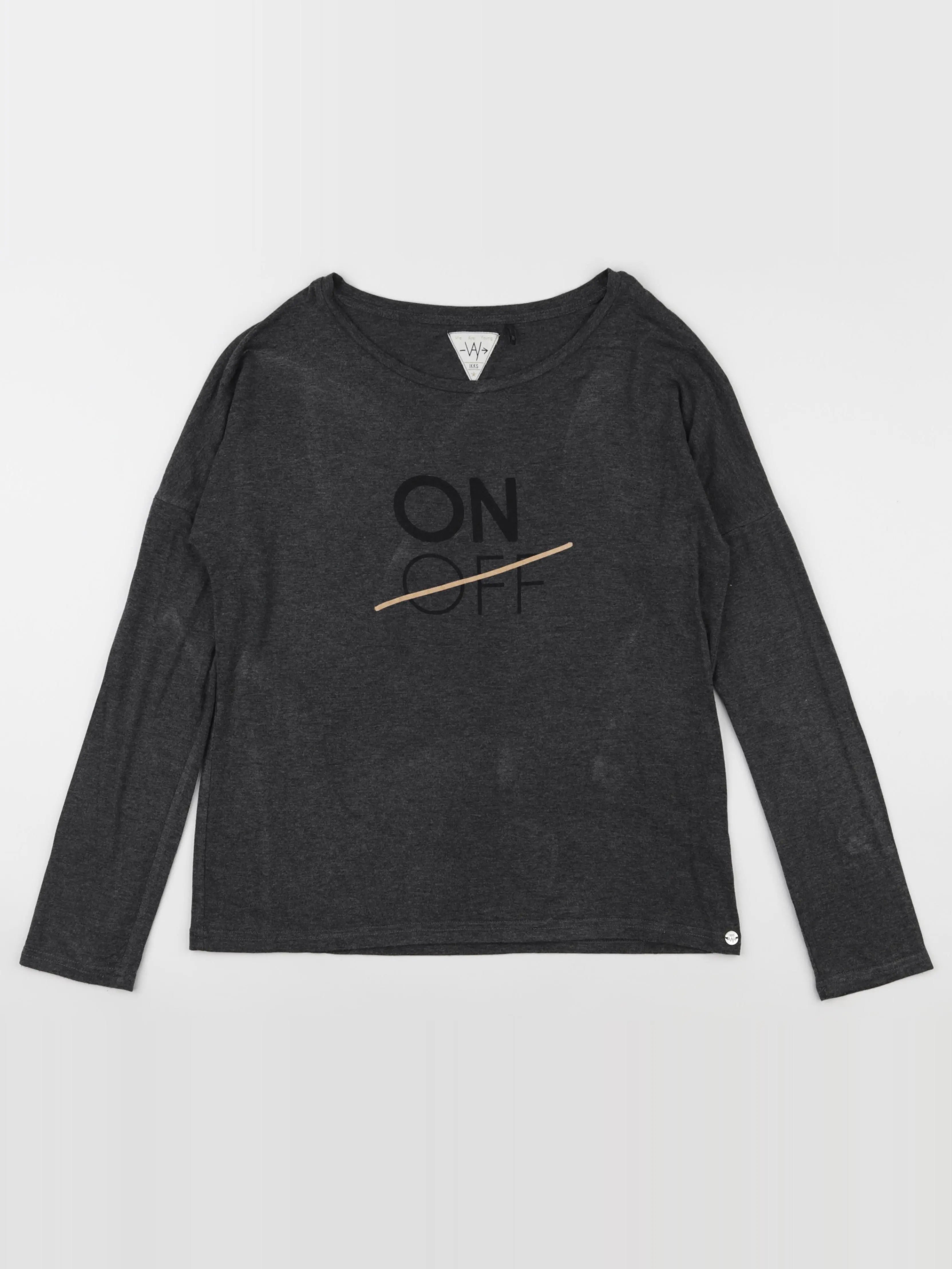 IKKS - tee-shirt gris - 16 ans