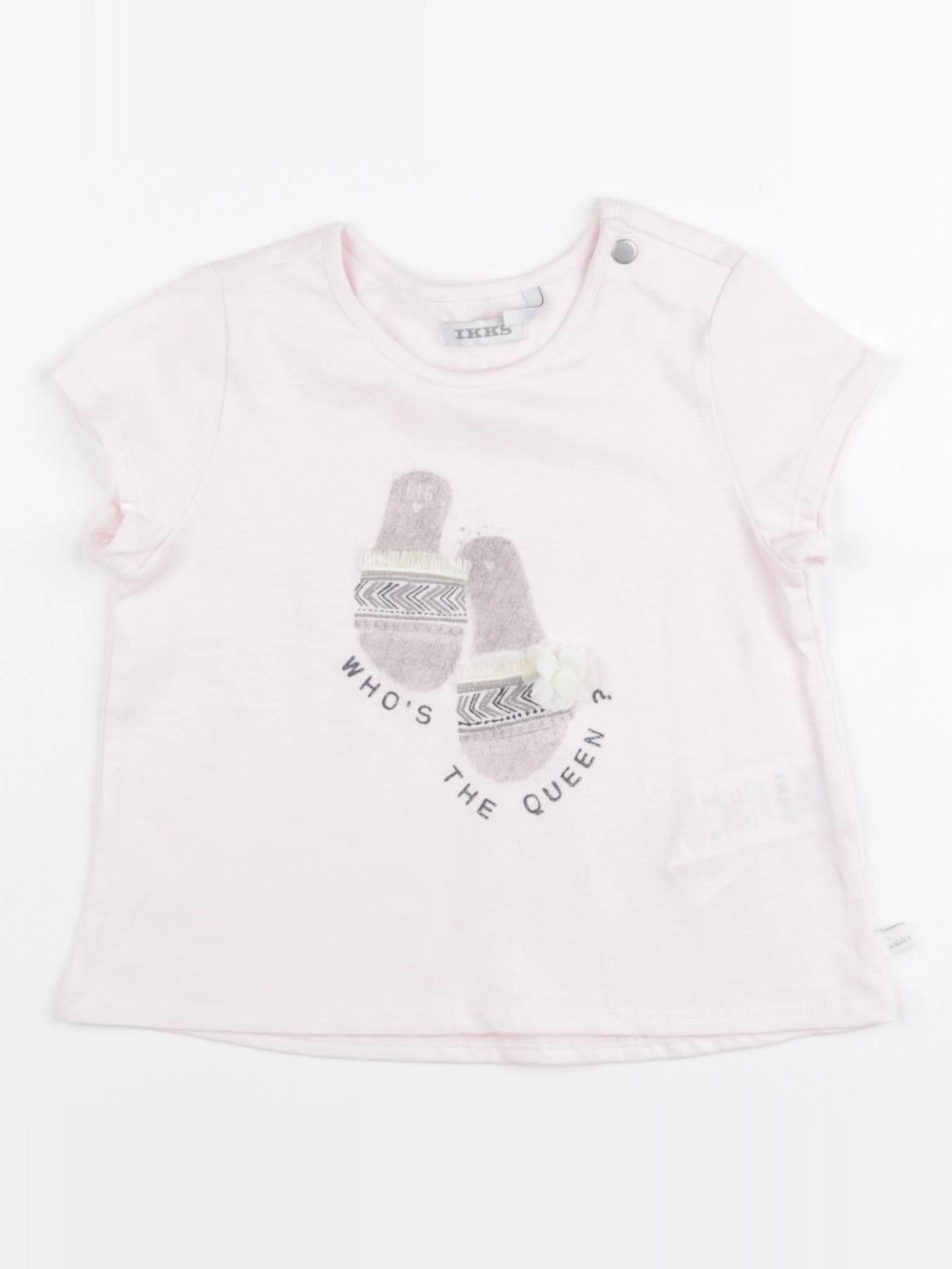 IKKS - tee-shirt rose - 18 mois