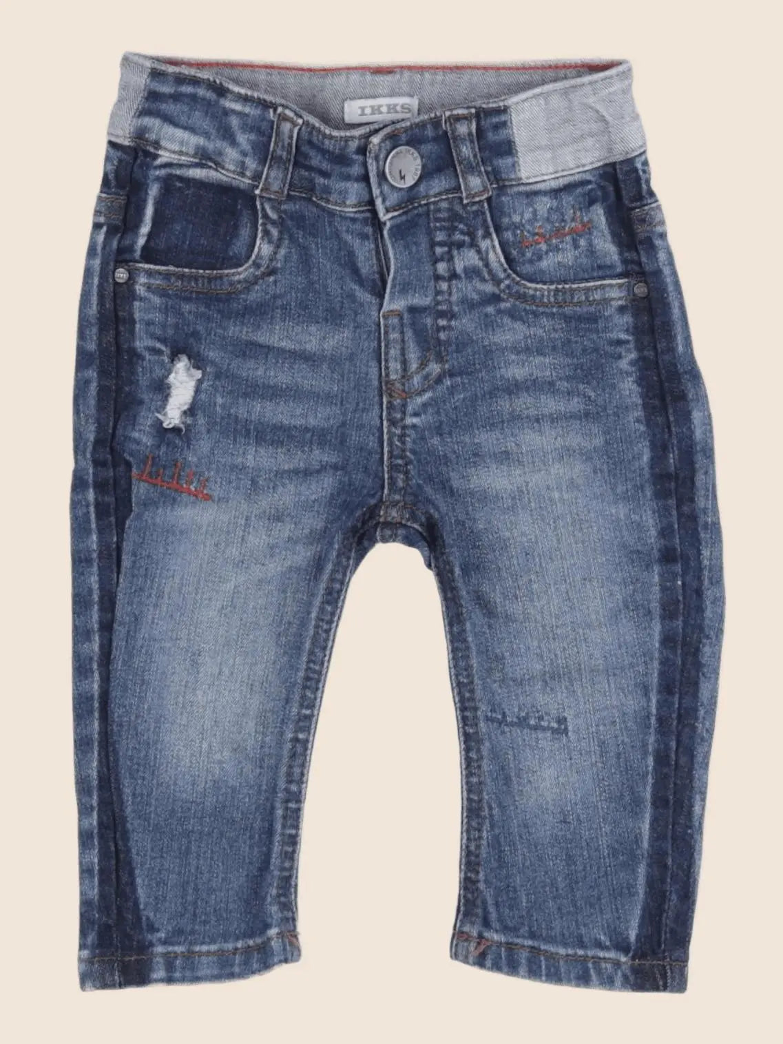 IKKS - jean bleu - 6 mois