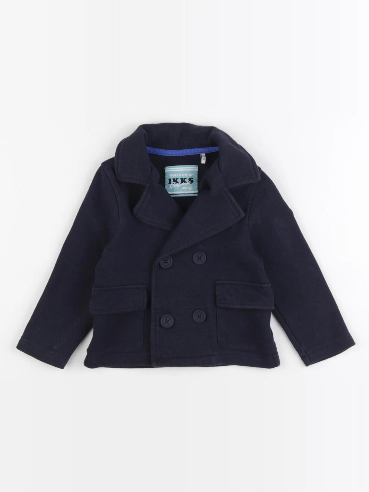 IKKS - veste imprimé au dos bleu - 2 ans