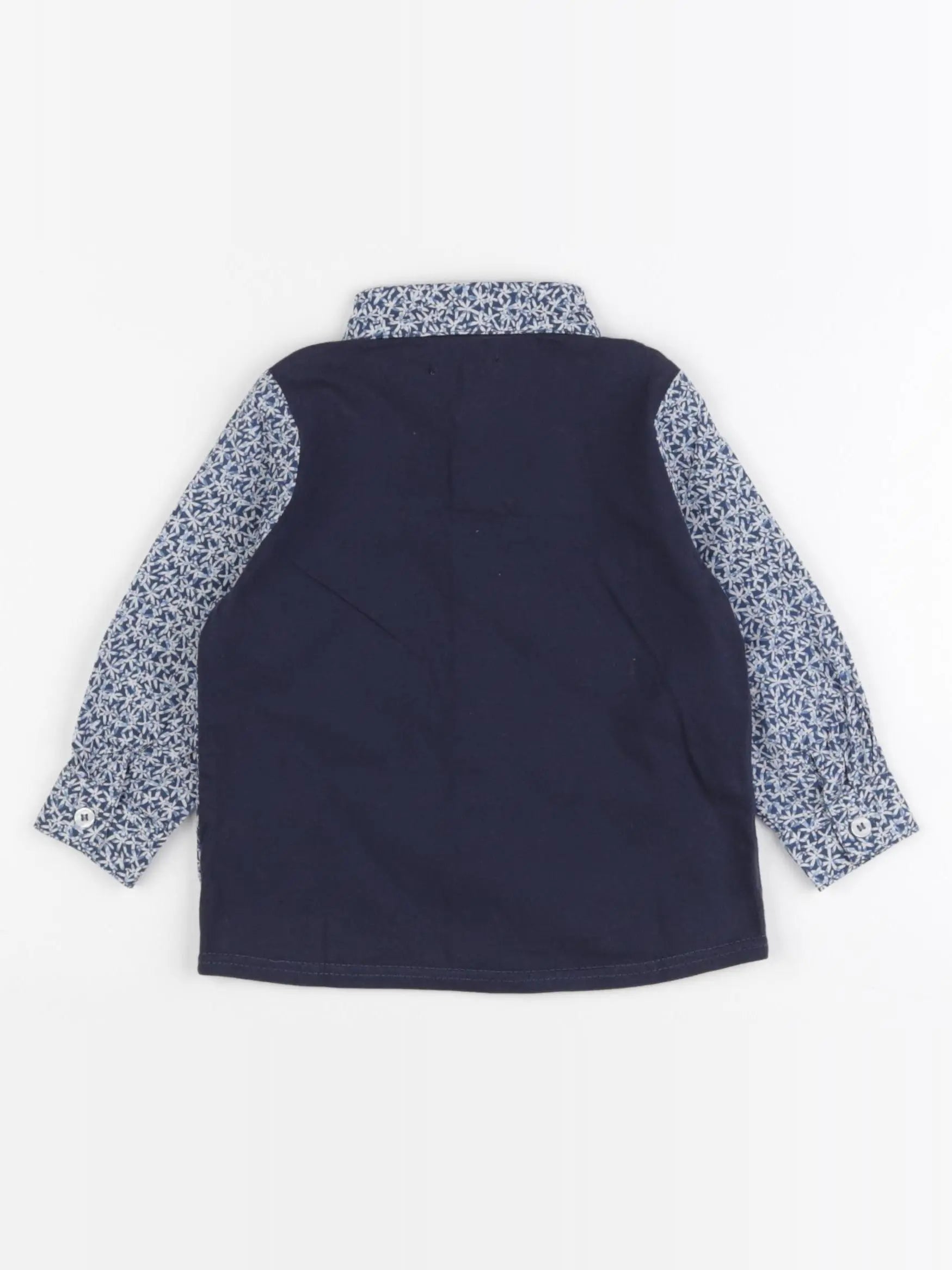 IKKS - chemise bleu - 12 mois