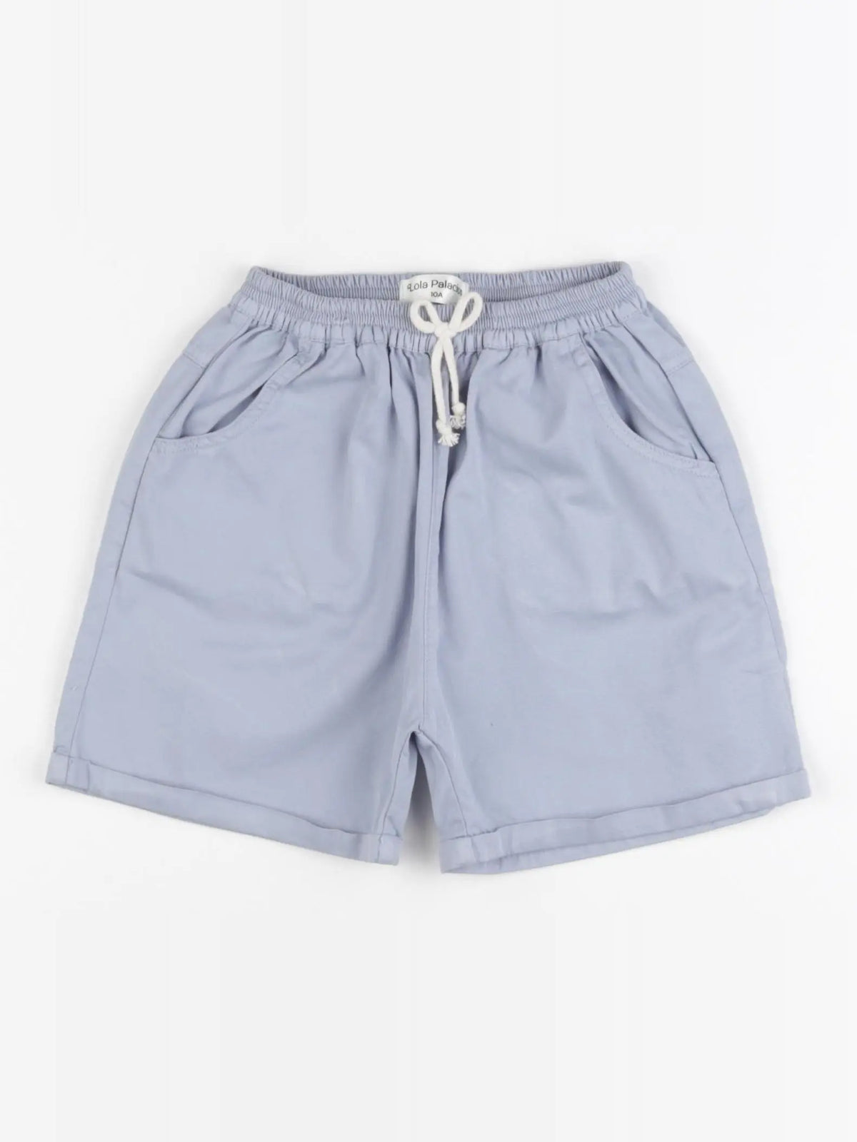 Lola Palacios - short bleu - 10 ans