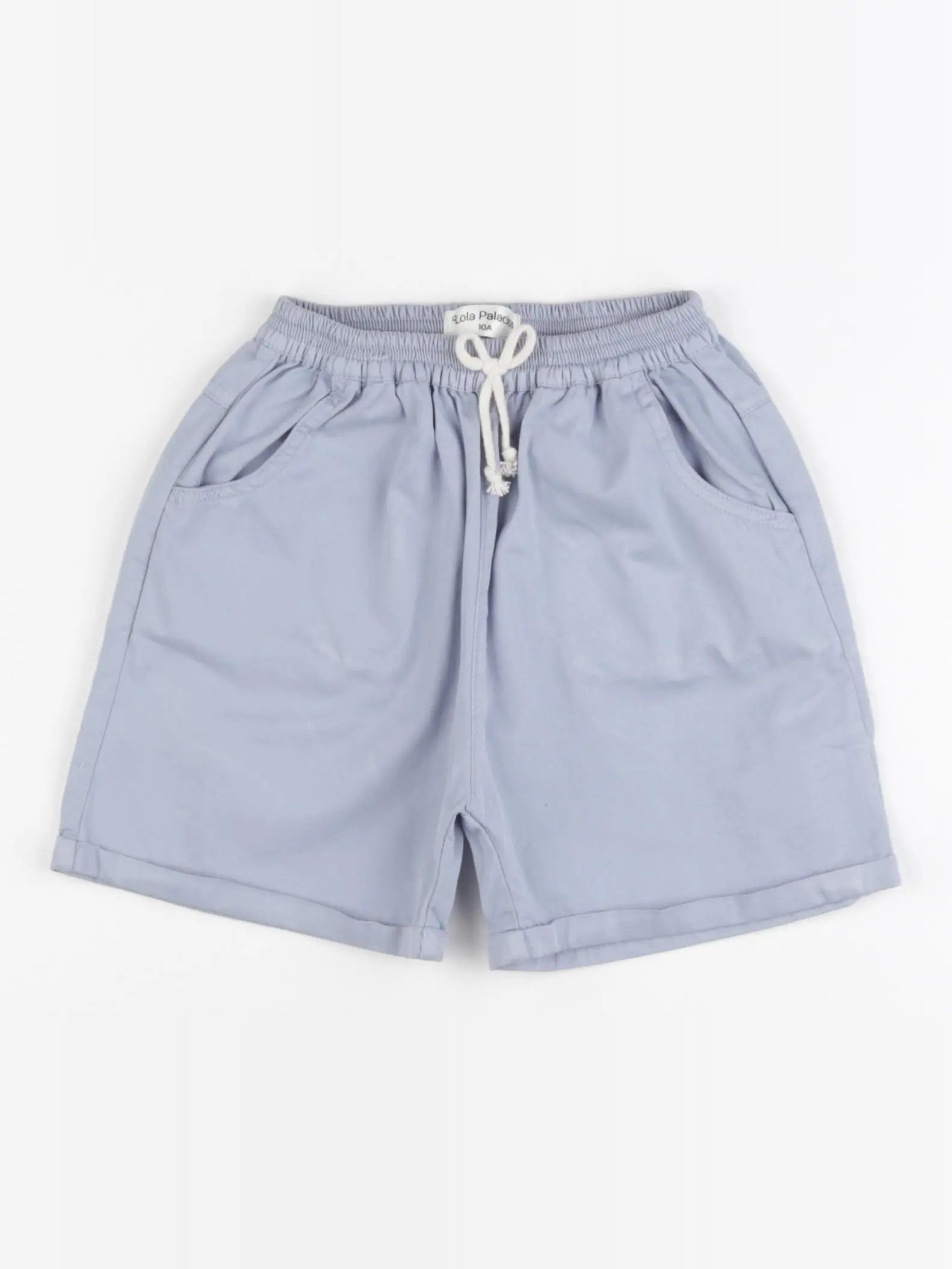 Lola Palacios - short bleu - 10 ans